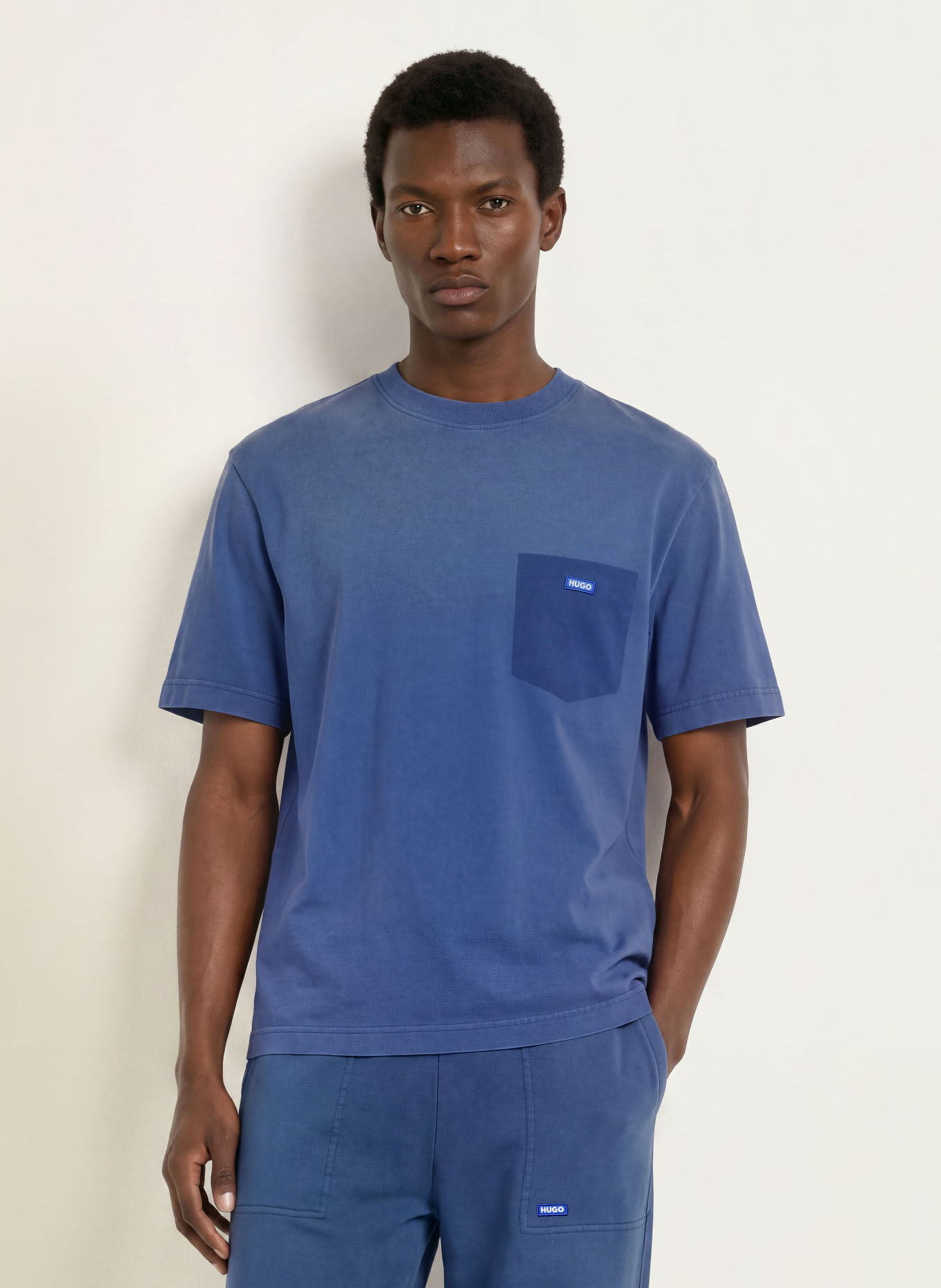 HUGO NEMINTEE T-shirt: BLUE