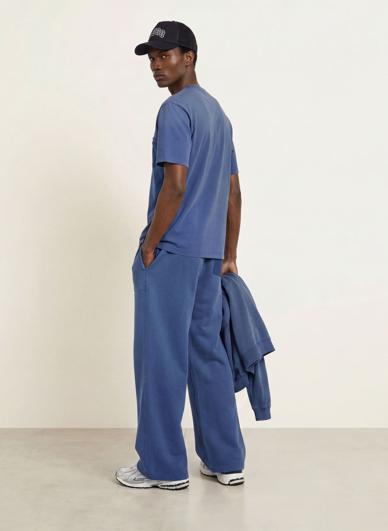 HUGO NEMINTEE T-shirt: BLUE