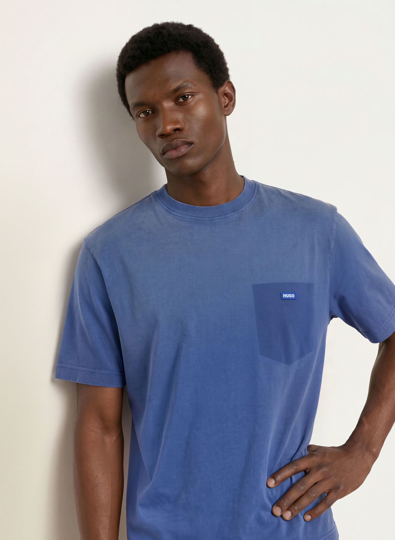HUGO NEMINTEE T-shirt: BLUE