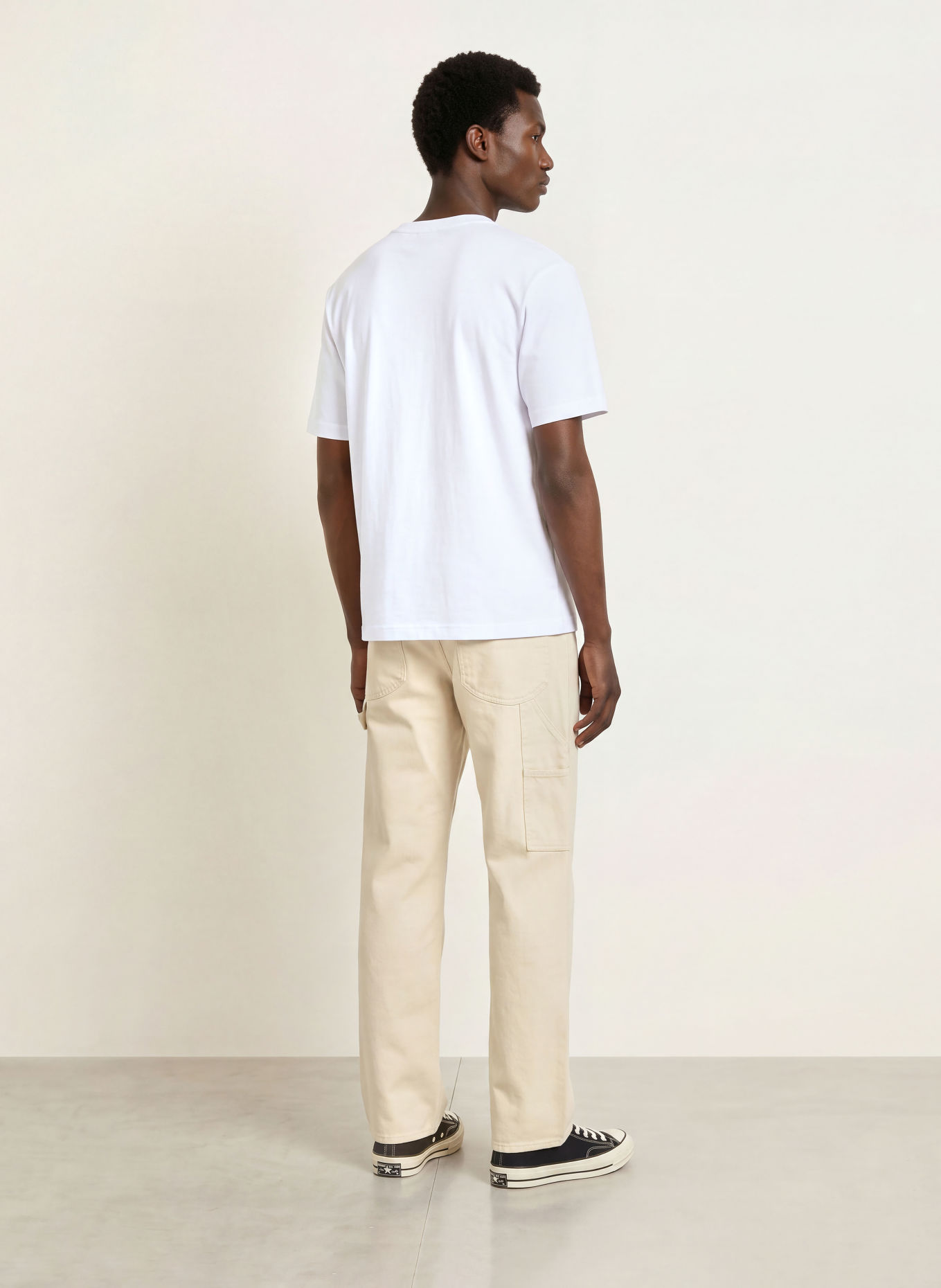 HUGO T-Shirt NAXTER: WEISS