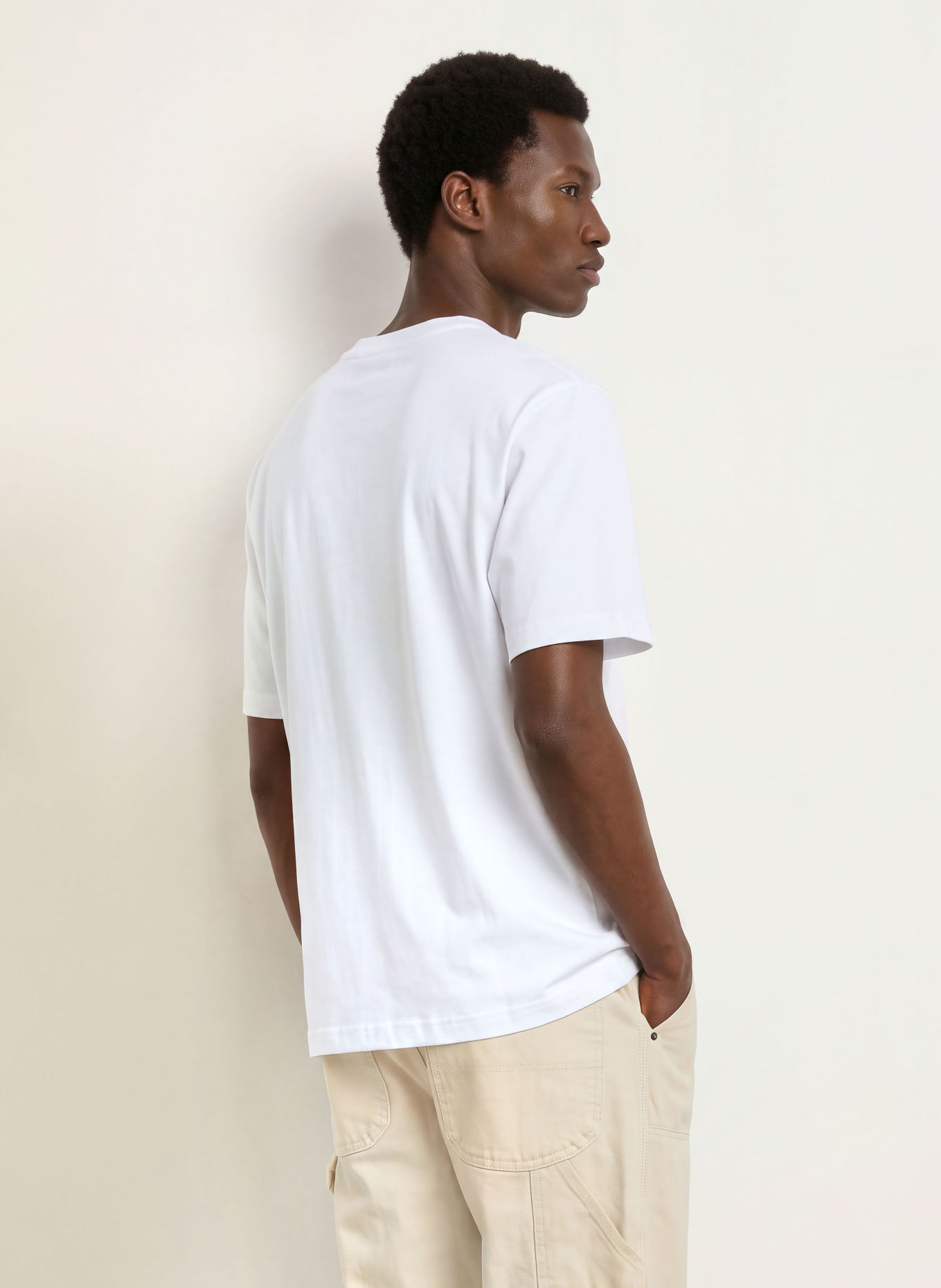 HUGO T-Shirt NAXTER: WEISS