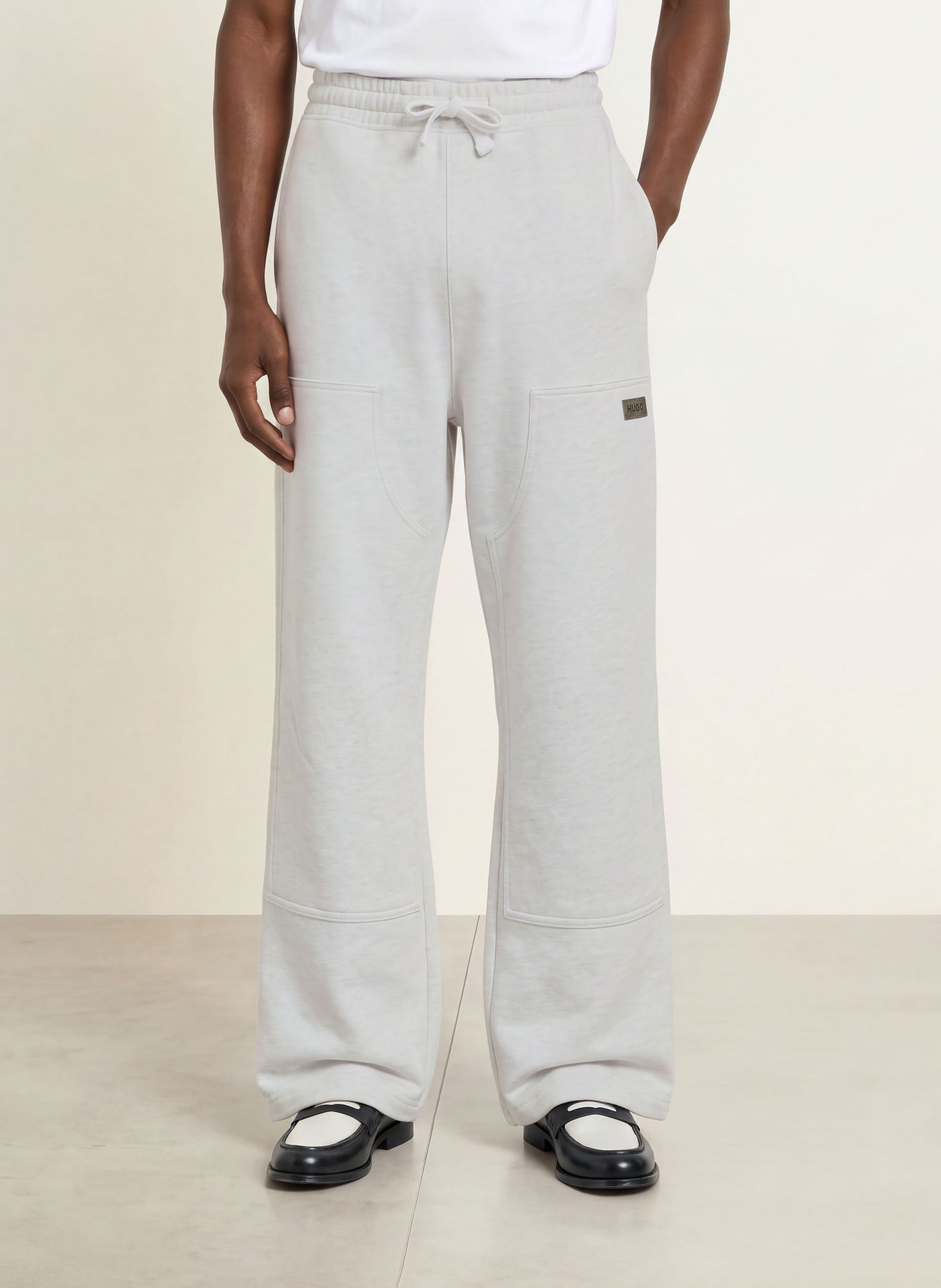 HUGO Sweatpants NIMANT: HELLGRAU