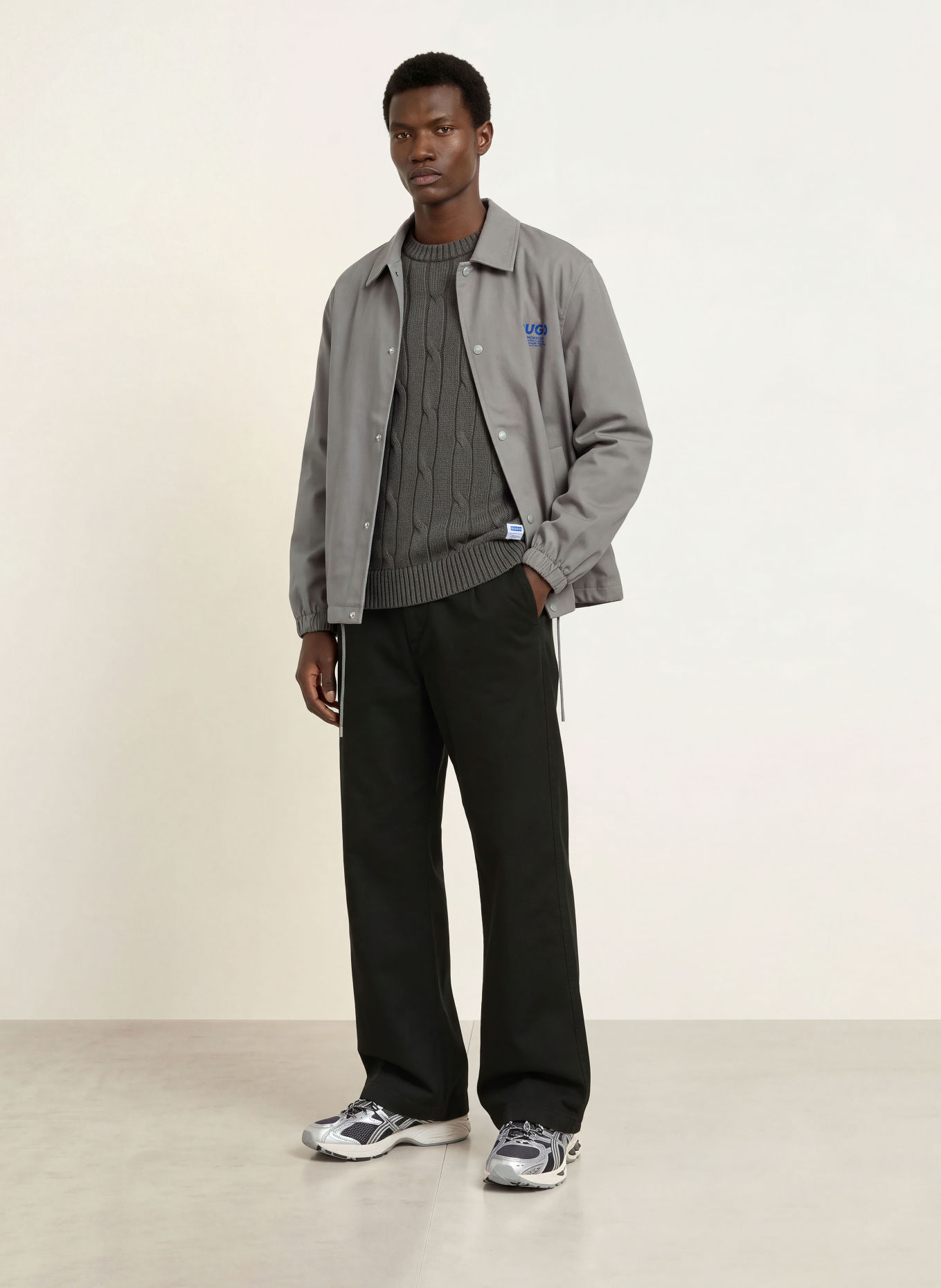 HUGO Chino RAVIK Regular Fit: ZWART