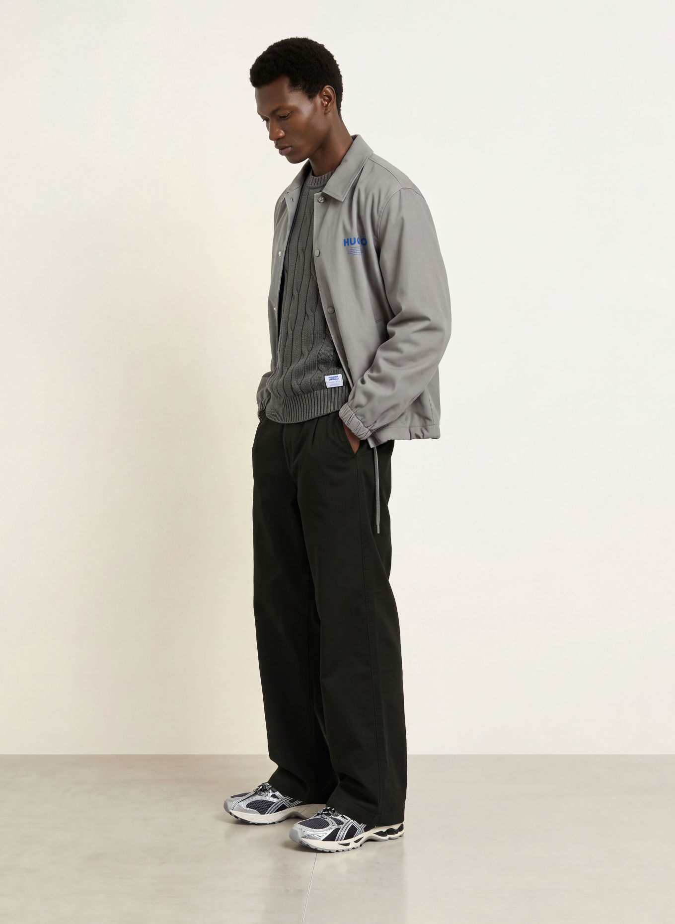 HUGO Chino RAVIK Regular Fit: ZWART