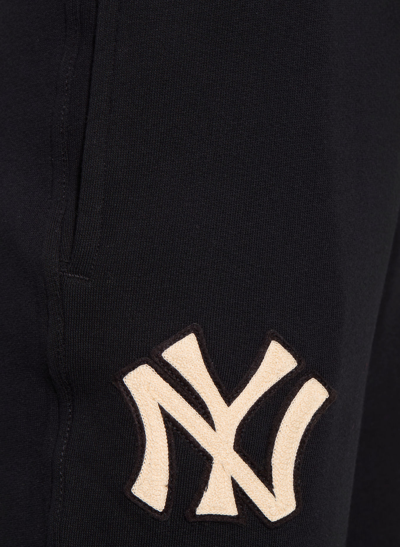 POLO RALPH LAUREN Pantalon en molleton: NOIR / BLANC