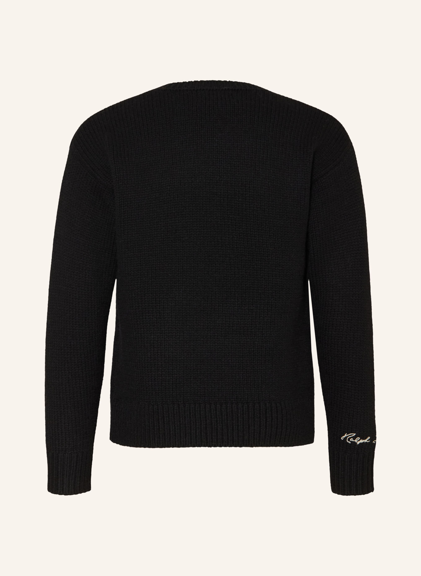 POLO RALPH LAUREN Tröja: SVART / VIT