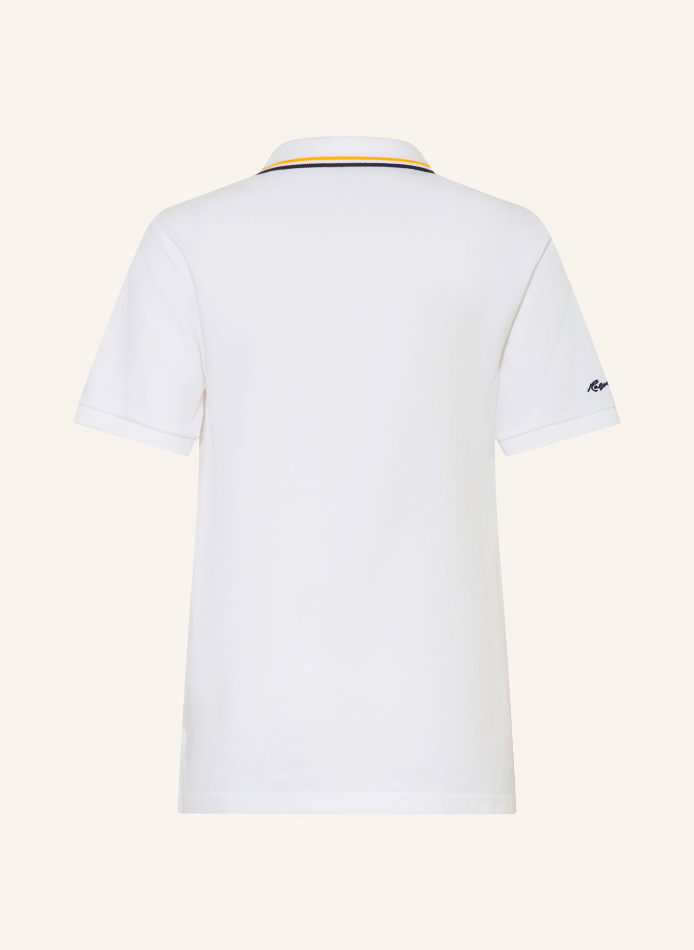 POLO RALPH LAUREN Tricou polo din țesătură piqué: ALB / GALBEN ÎNCHIS / ALBASTRU ÎNCHIS