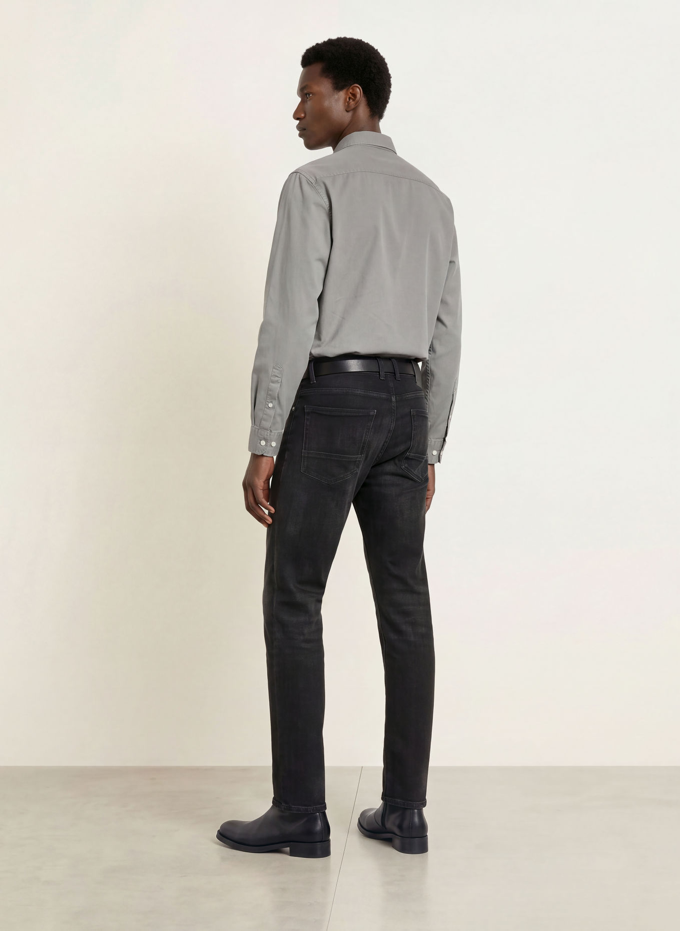 GOLDGARN DENIM Jeans U2 Tapered Fit: 1110 vintageblack