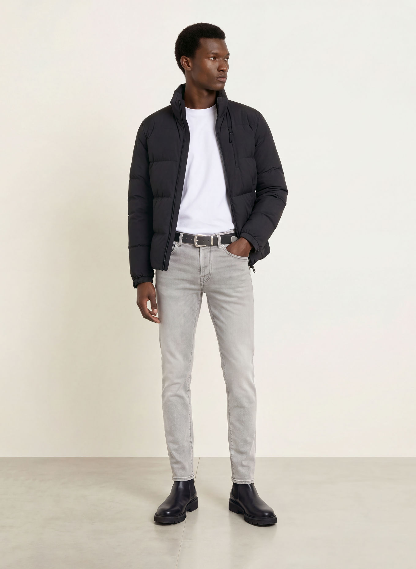 GOLDGARN DENIM Džíny U2 Tapered Fit: 1050 Lightgrey