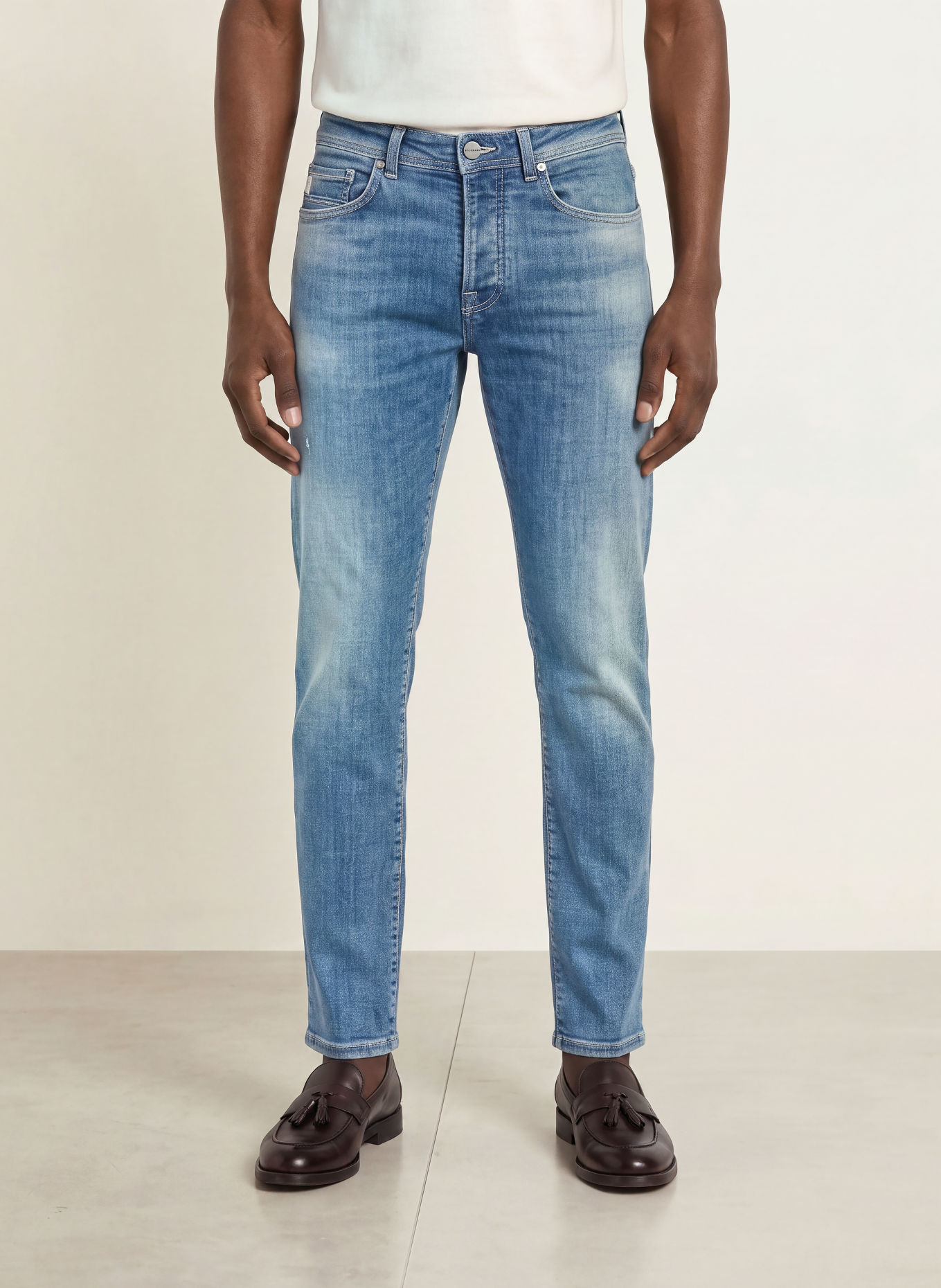 GOLDGARN DENIM Džíny U2 Tapered Fit: 1070 LIGHTBLUE