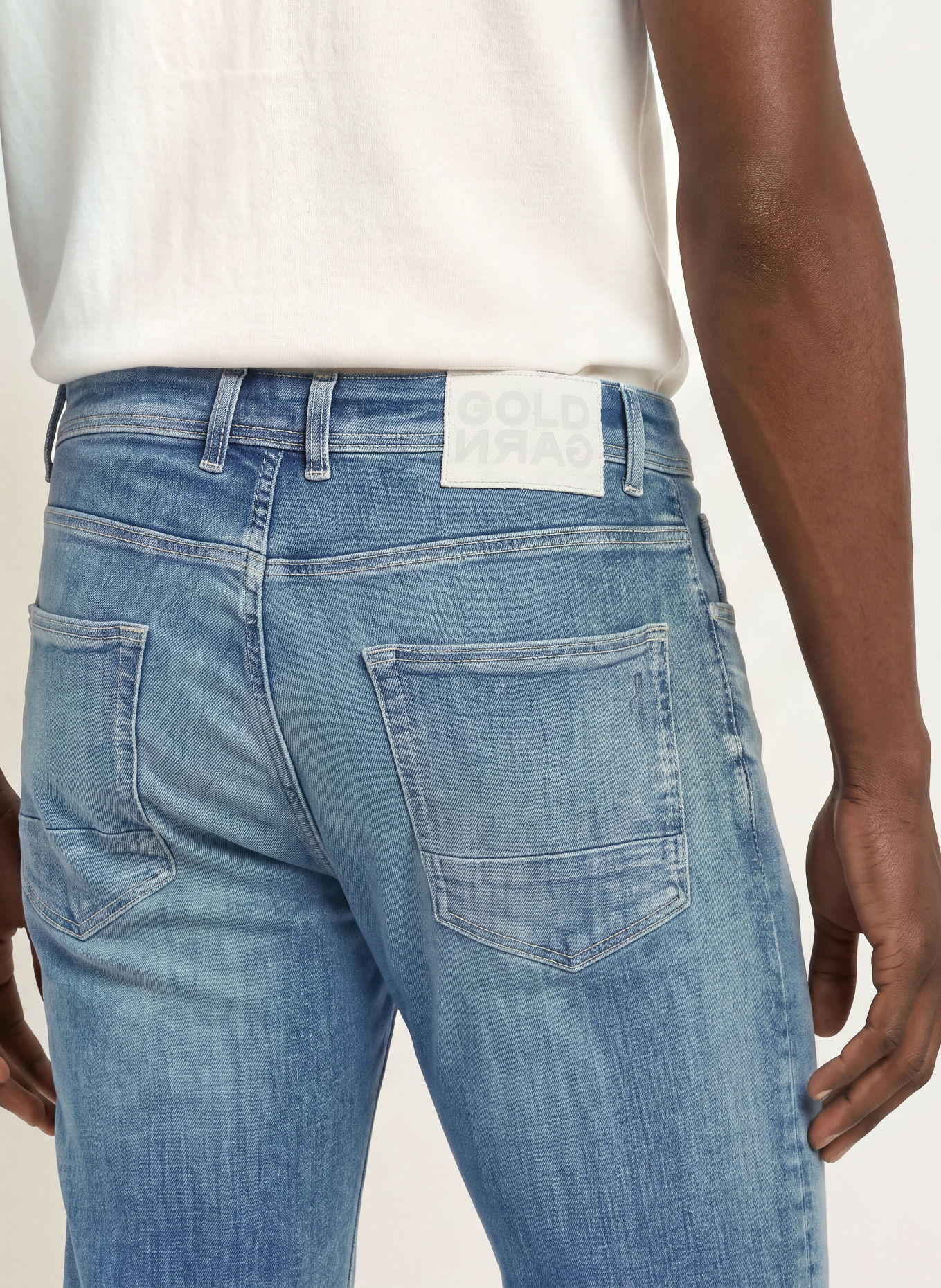 GOLDGARN DENIM Džíny U2 Tapered Fit: 1070 LIGHTBLUE