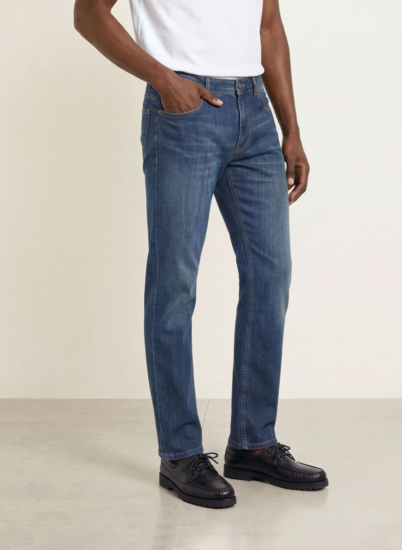 GOLDGARN DENIM Jeans OSTSTADT Straight Fit: 1030 darkblue
