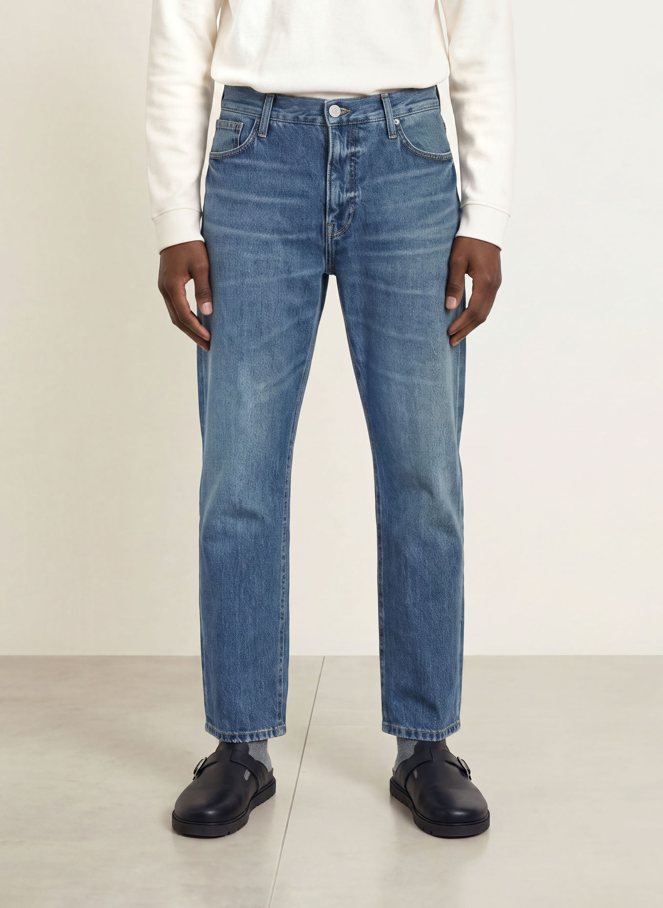 GOLDGARN DENIM Jeans WALDPARK Loose Fit: 1090 midblue