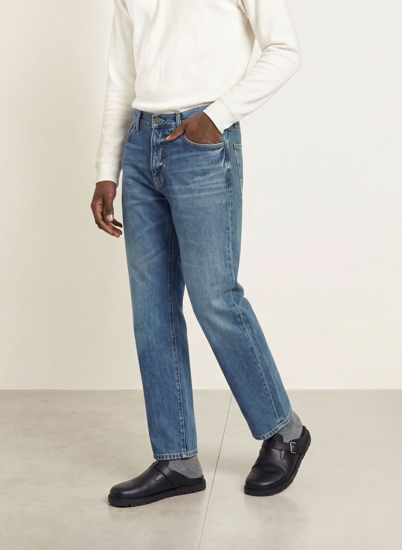 GOLDGARN DENIM Jeans WALDPARK Loose Fit: 1090 midblue