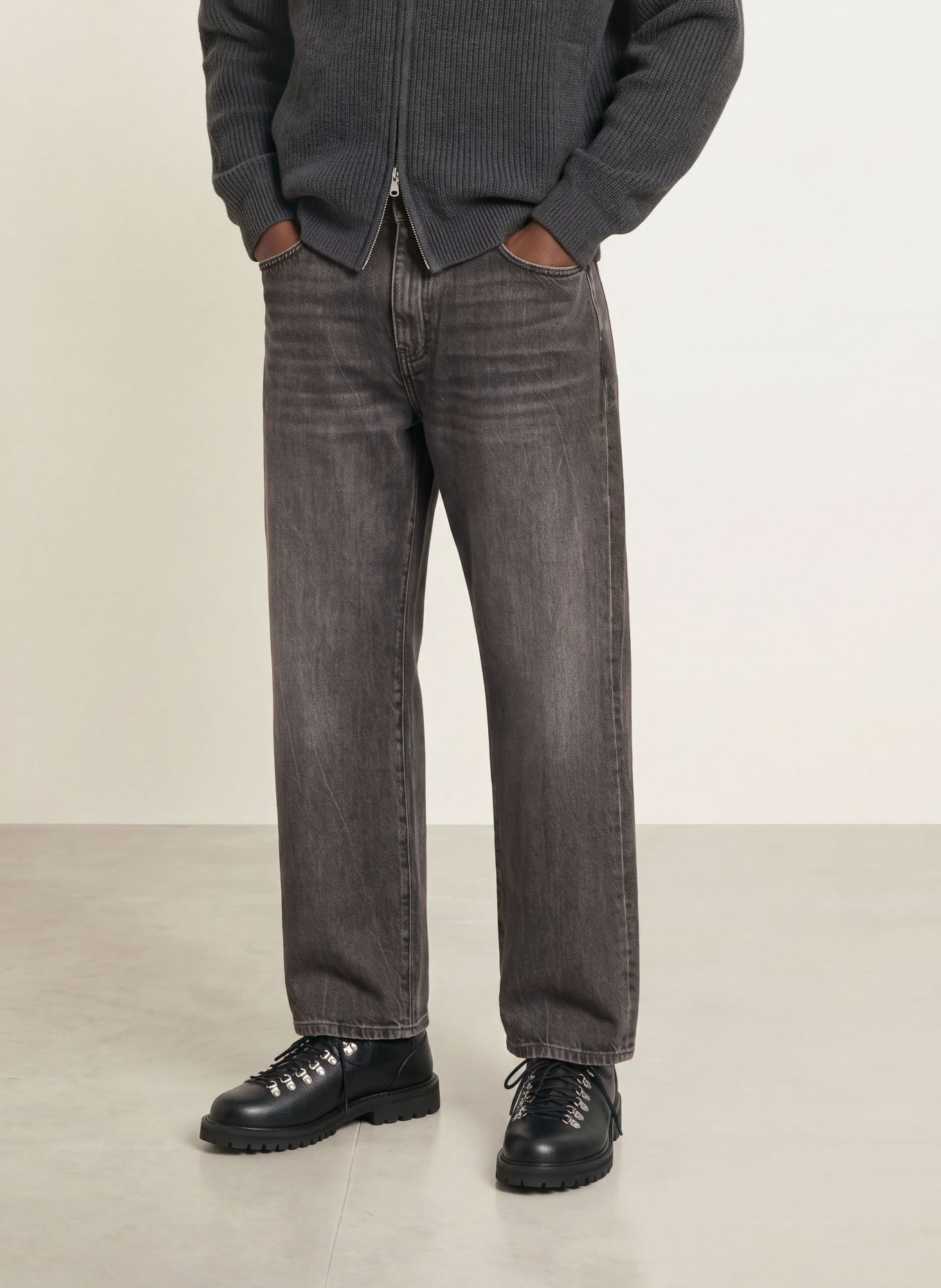 GOLDGARN DENIM Jeans WALDPARK Loose Fit: 1110 vintageblack