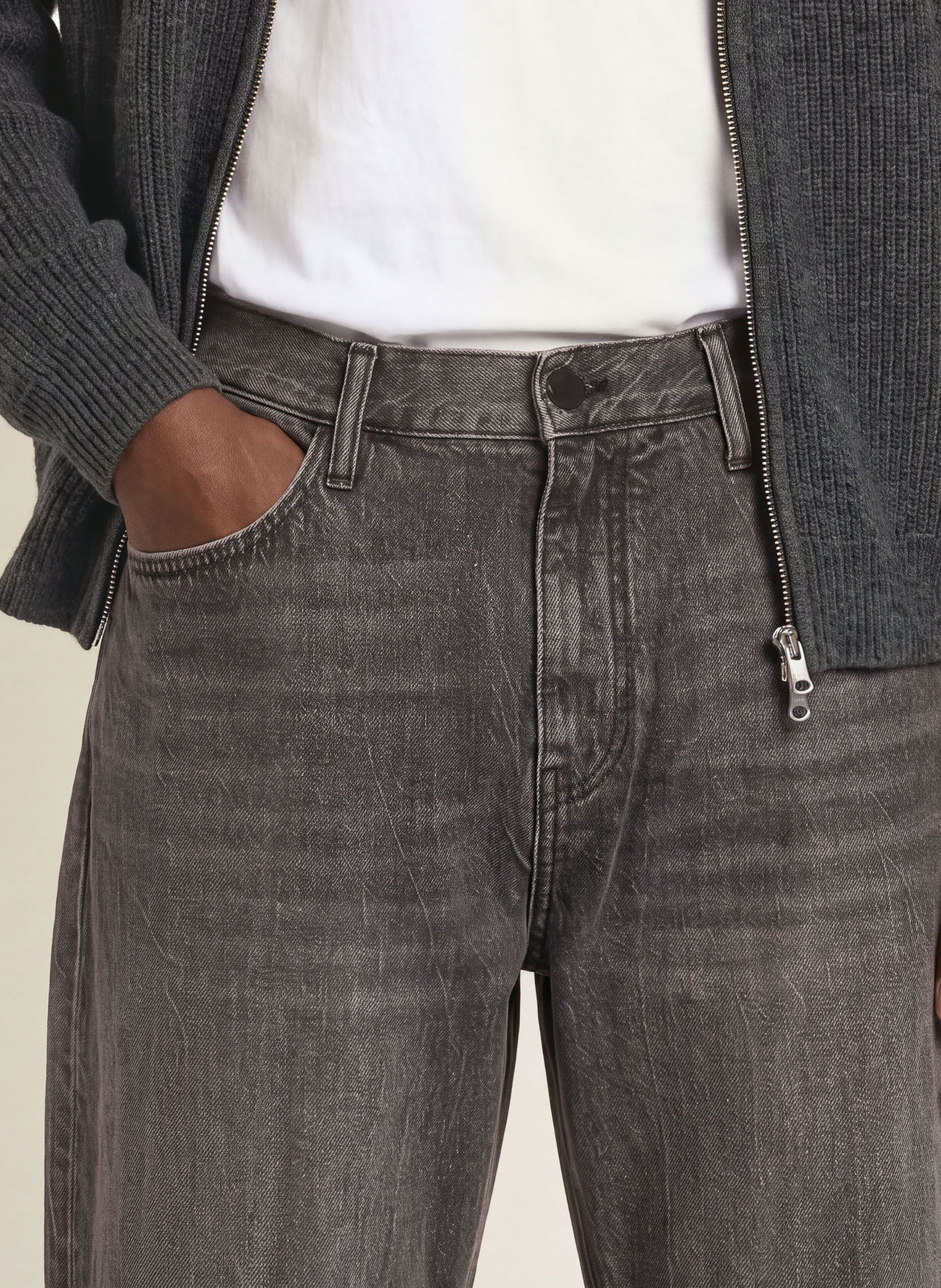 GOLDGARN DENIM Jeans WALDPARK Loose Fit: 1110 vintageblack