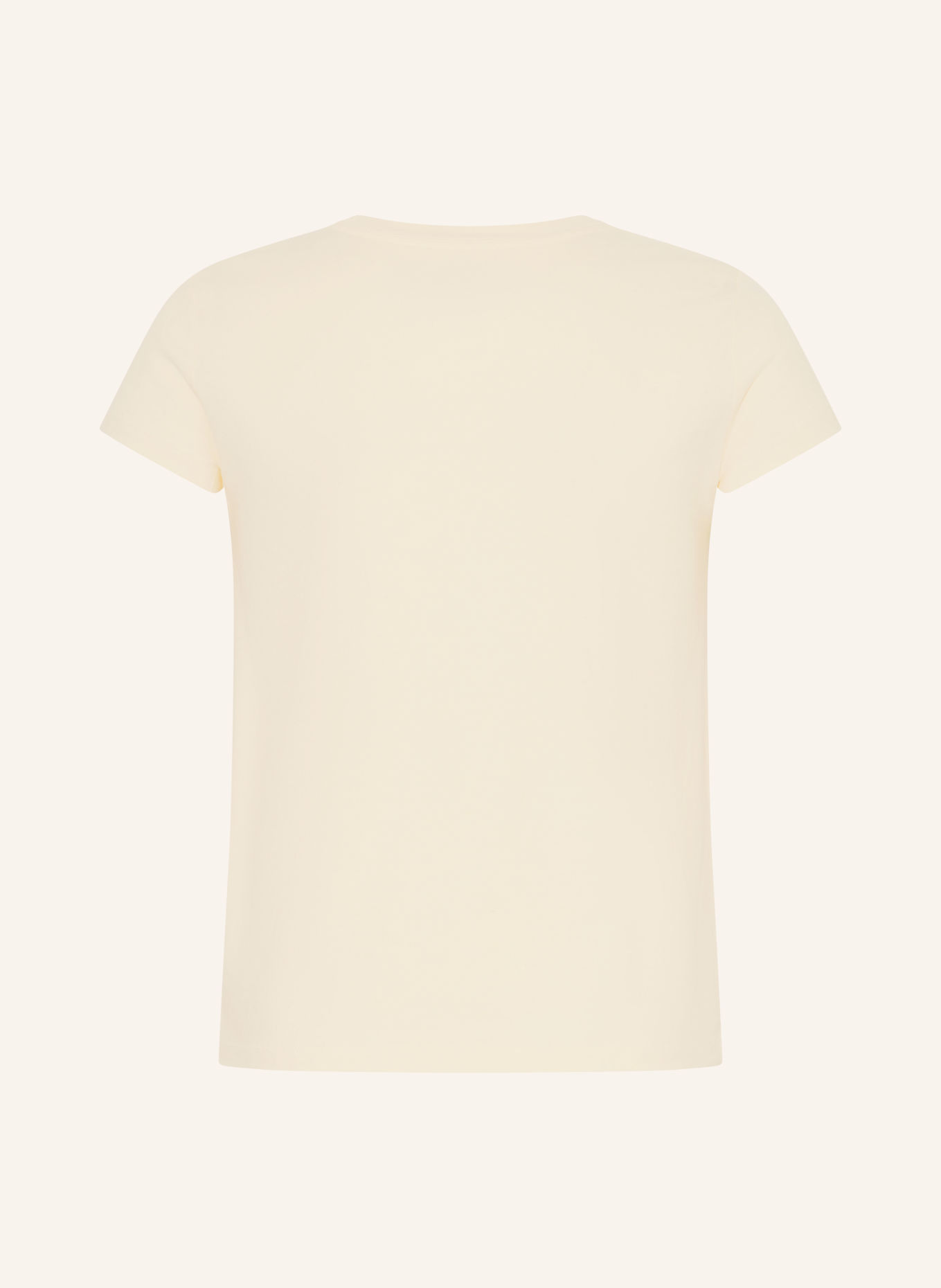 POLO RALPH LAUREN T-Shirt: CREME / DUNKELROT / SCHWARZ