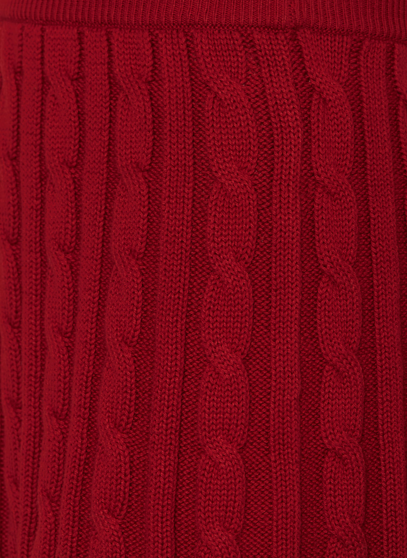 POLO RALPH LAUREN Gebreide rok: ROOD