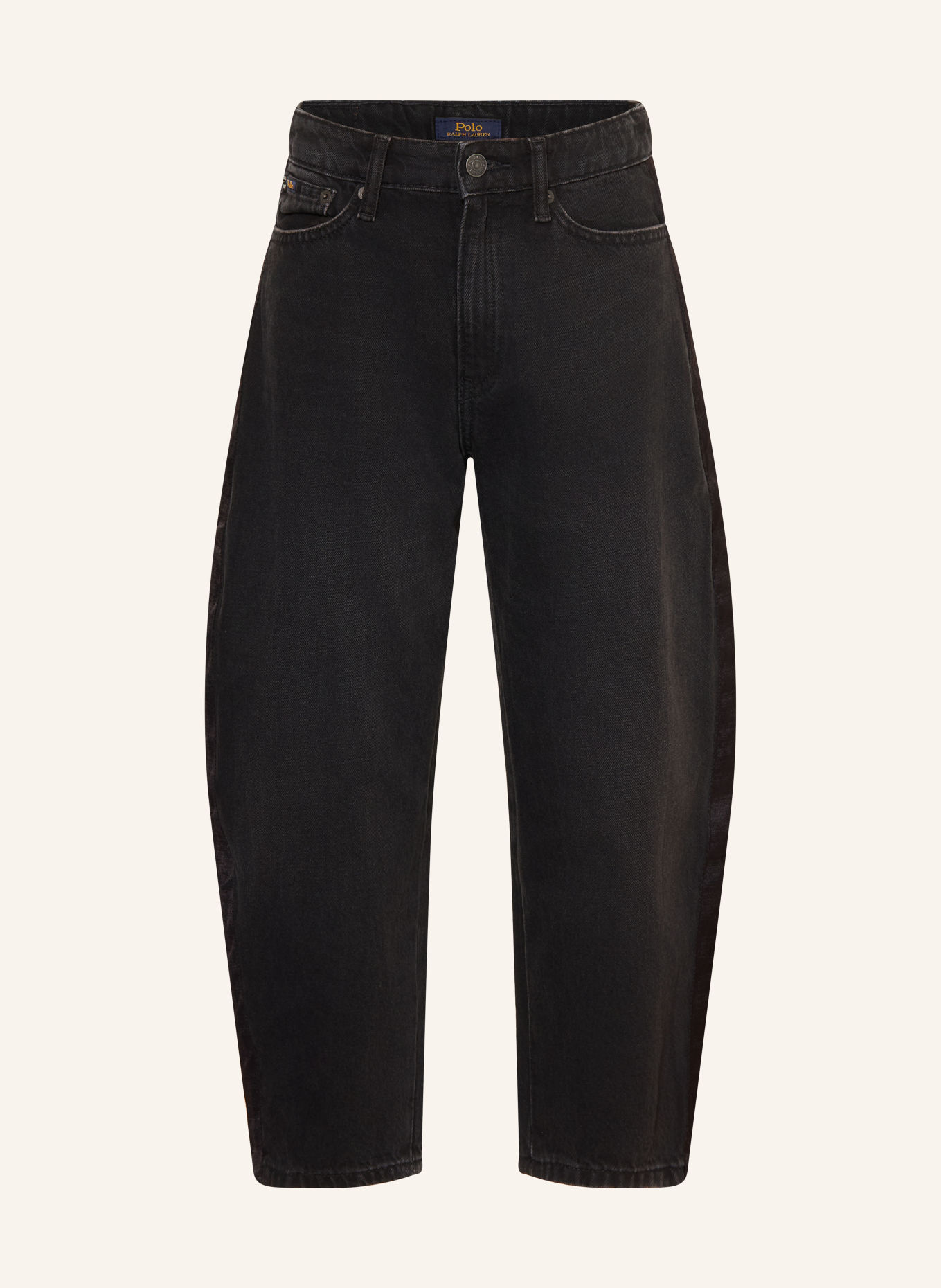 POLO RALPH LAUREN Jean Curve à coupe fuselée avec bandes en galon: 001 SILAS WASH