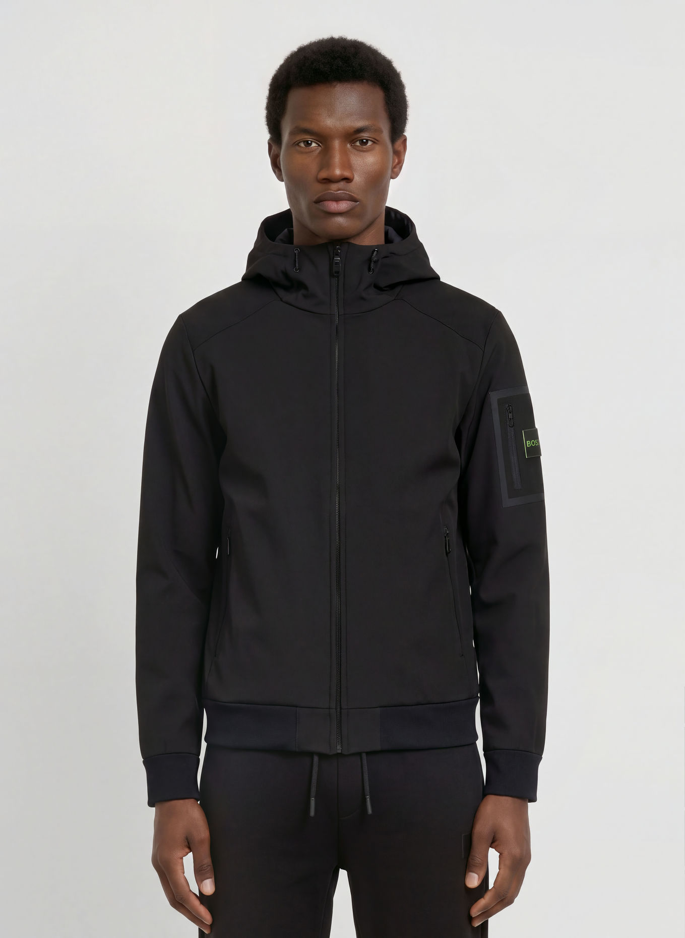 BOSS Kurtka softshell TRAVEL: CZARNY