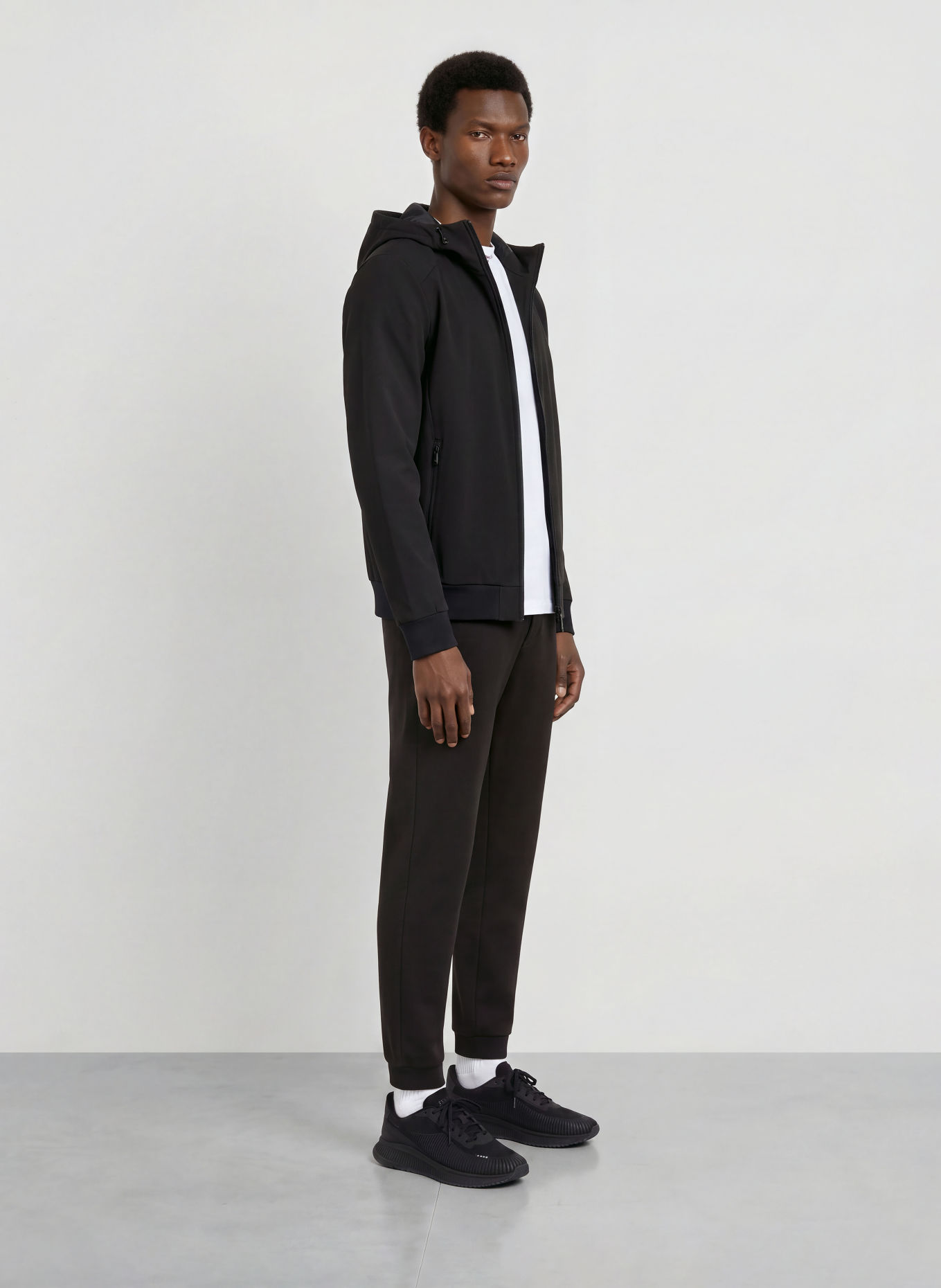 BOSS Kurtka softshell TRAVEL: CZARNY