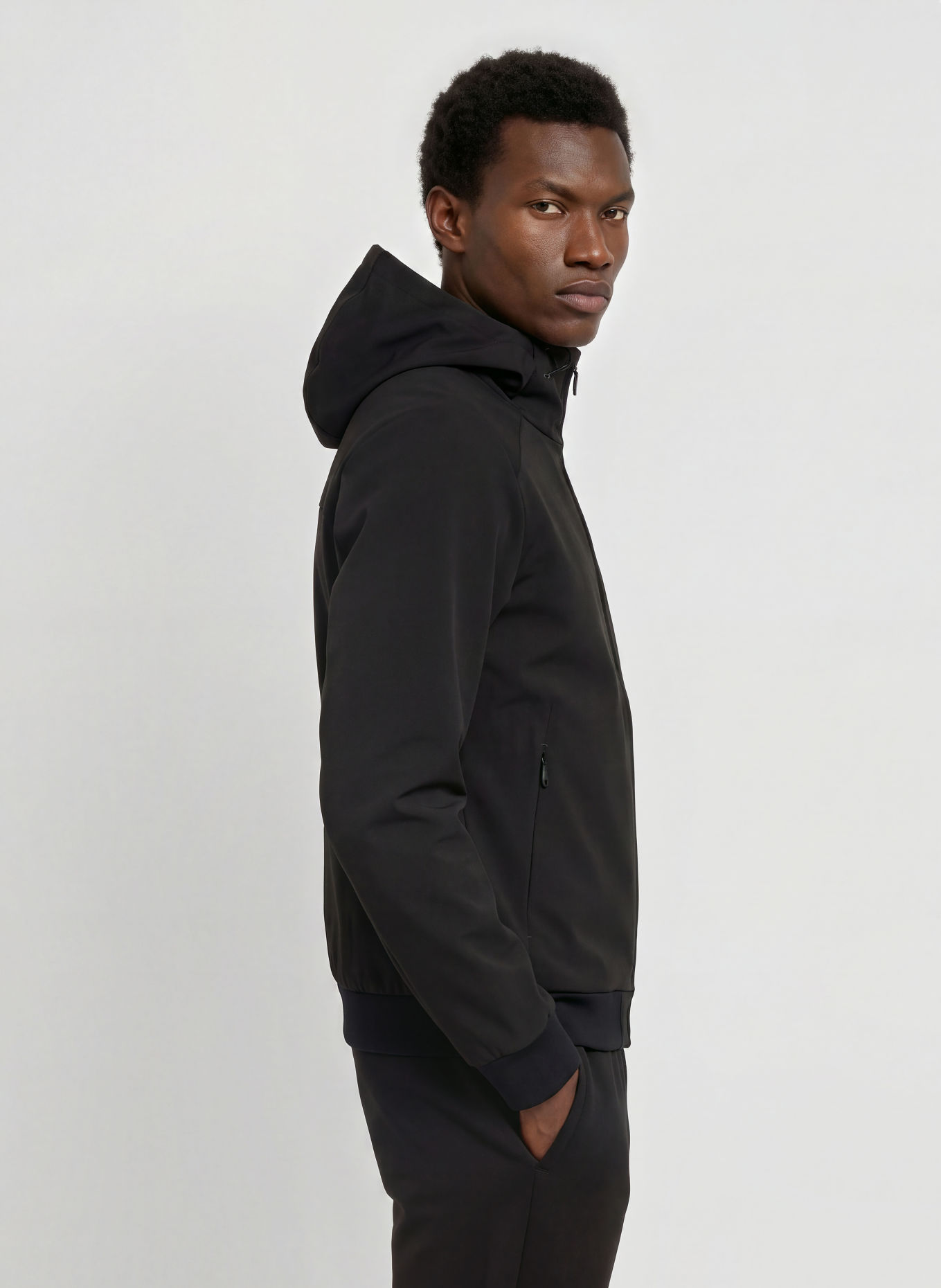 BOSS Kurtka softshell TRAVEL: CZARNY