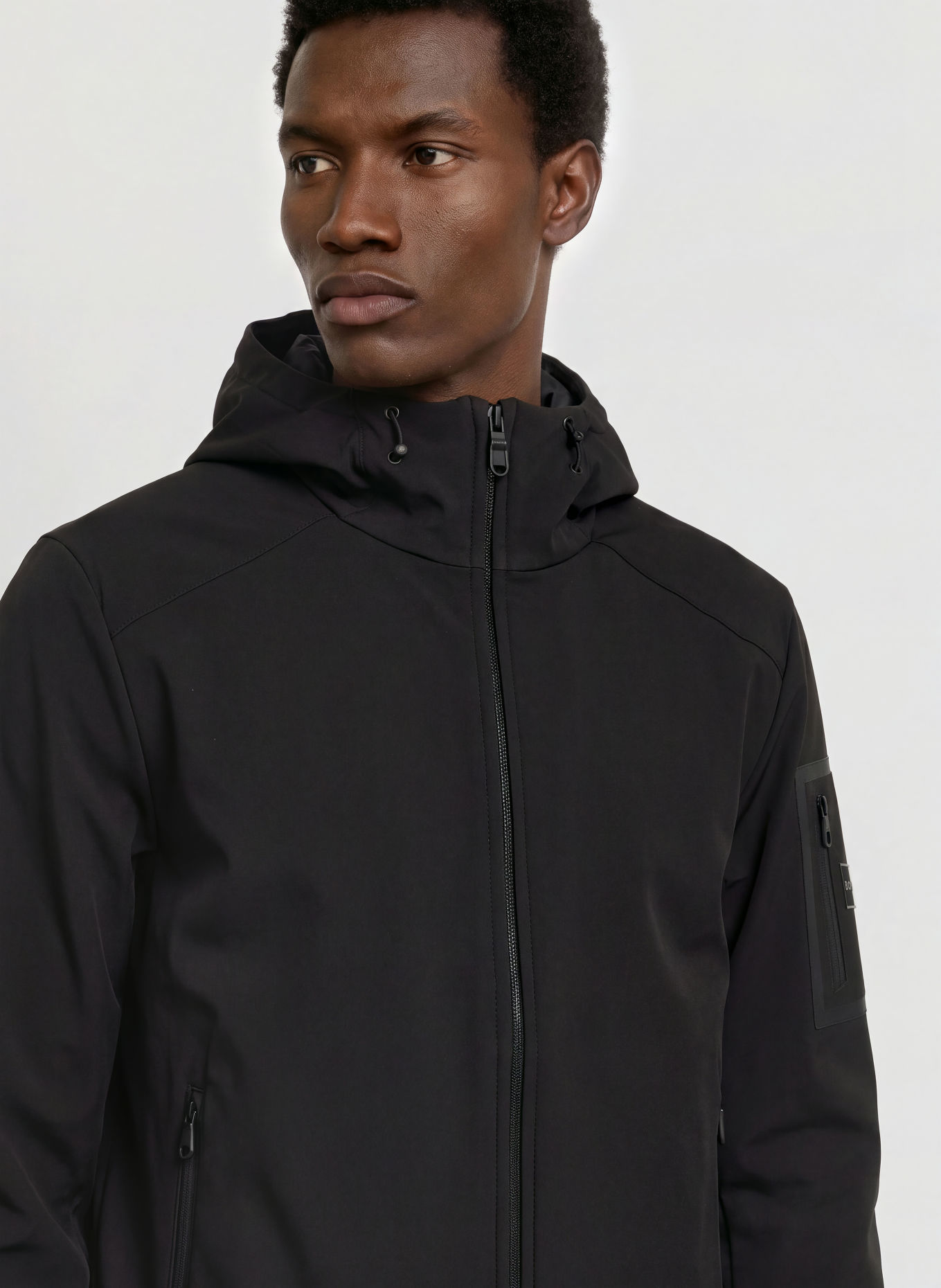 BOSS Kurtka softshell TRAVEL: CZARNY