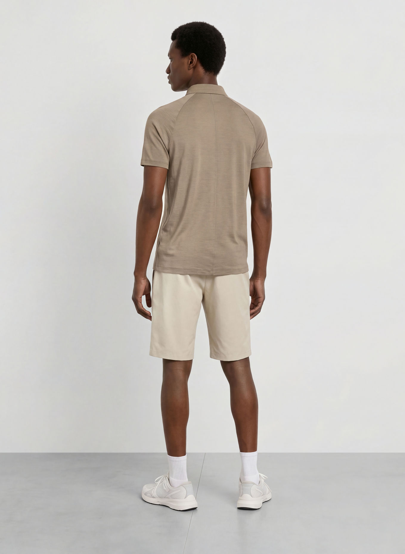 BOSS Funktions-Poloshirt: BRAUN