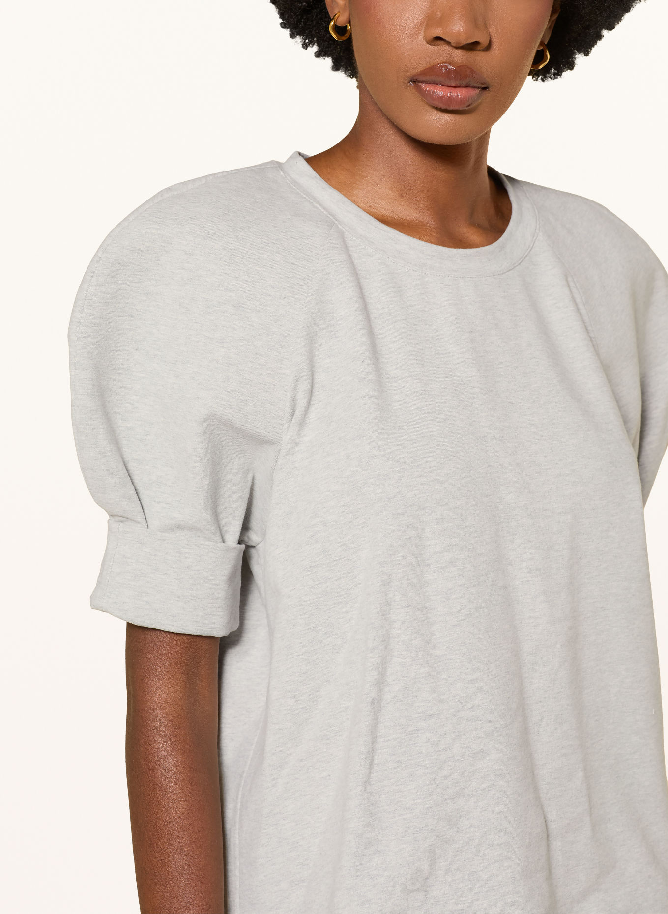 NORMA KAMALI Sweatshirt: LJUSGRÅ