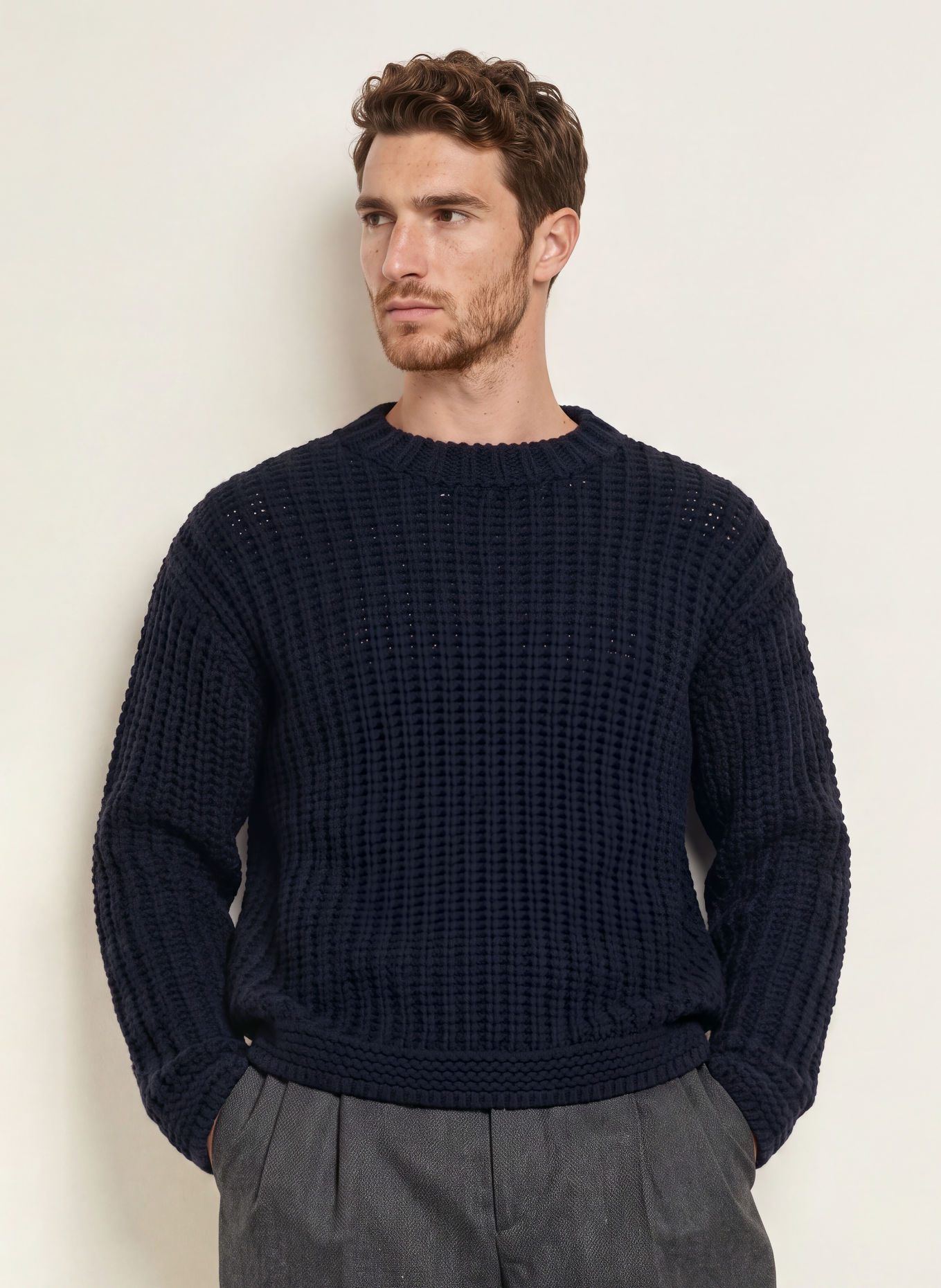 BARENA VENEZIA Pull BARBOTON COTA: BLEU FONCÉ