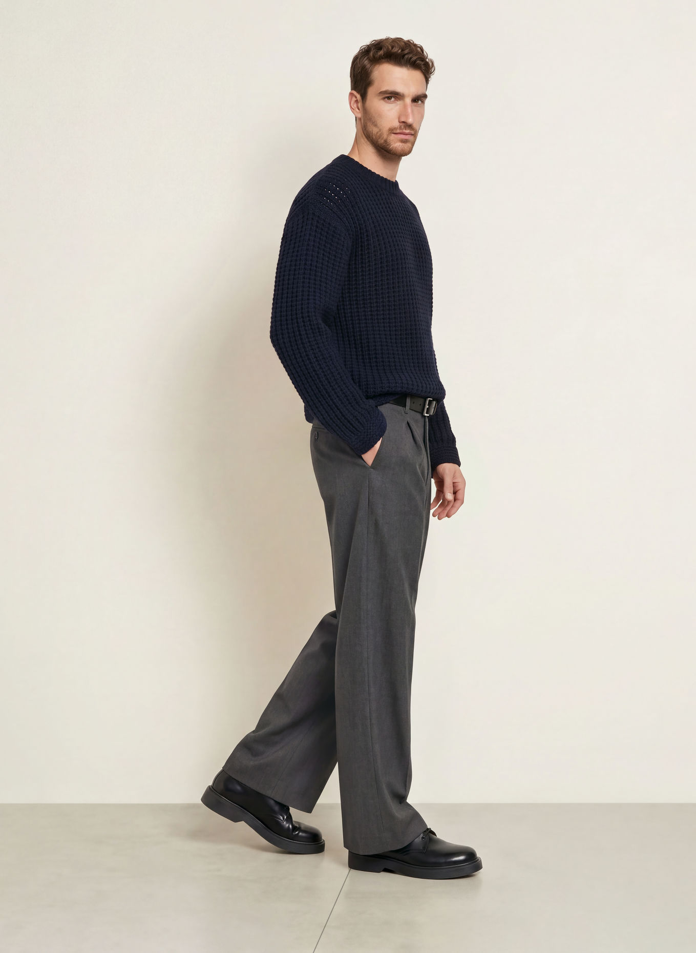 BARENA VENEZIA Pull BARBOTON COTA: BLEU FONCÉ