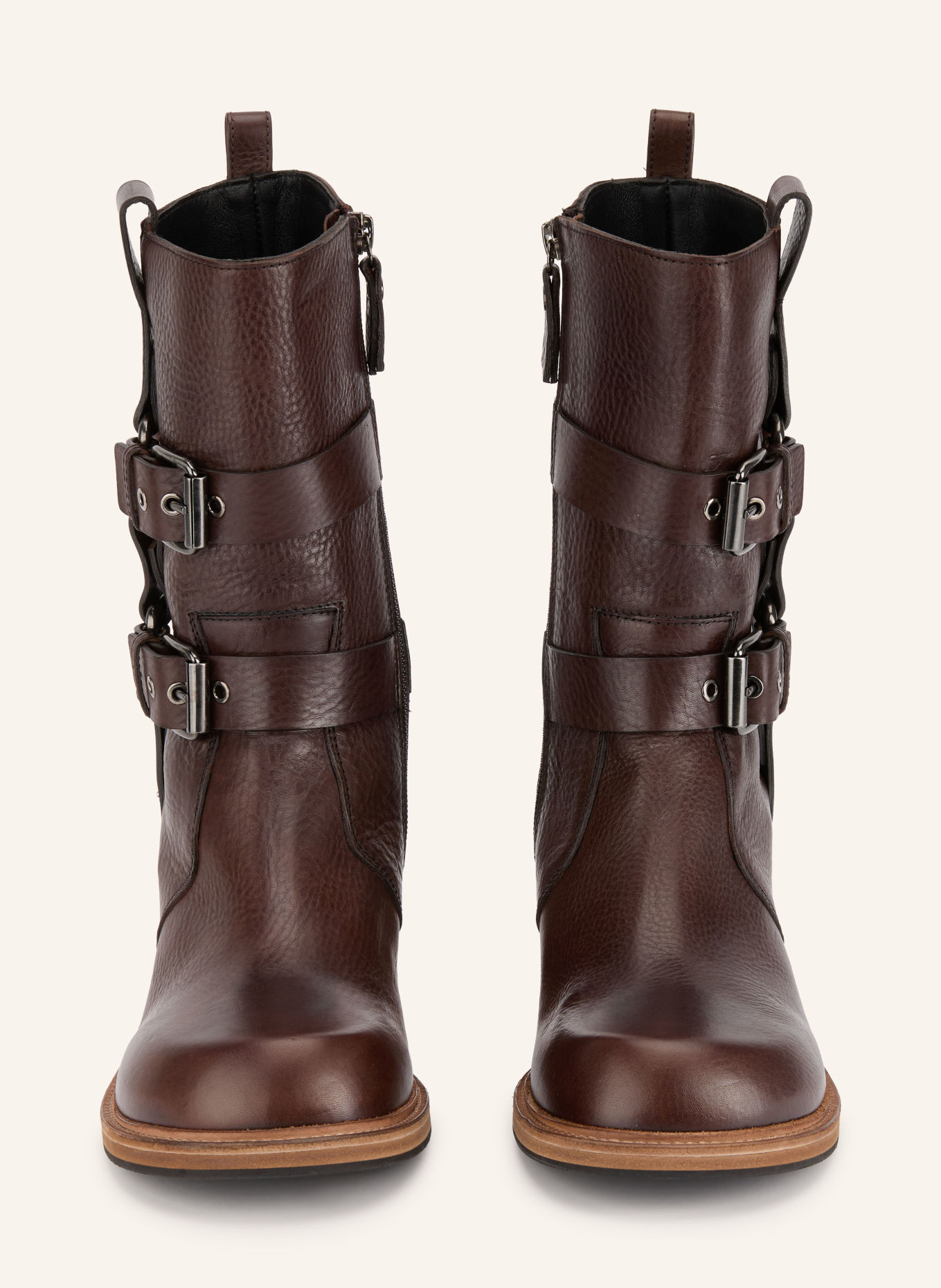 AGL Biker Boots ZOE: DUNKELBRAUN
