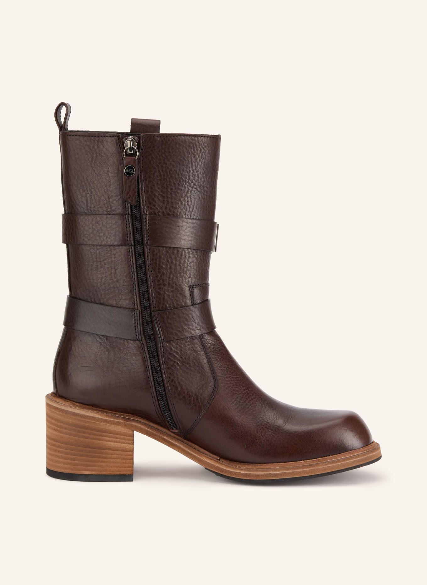 AGL Biker Boots ZOE: DUNKELBRAUN