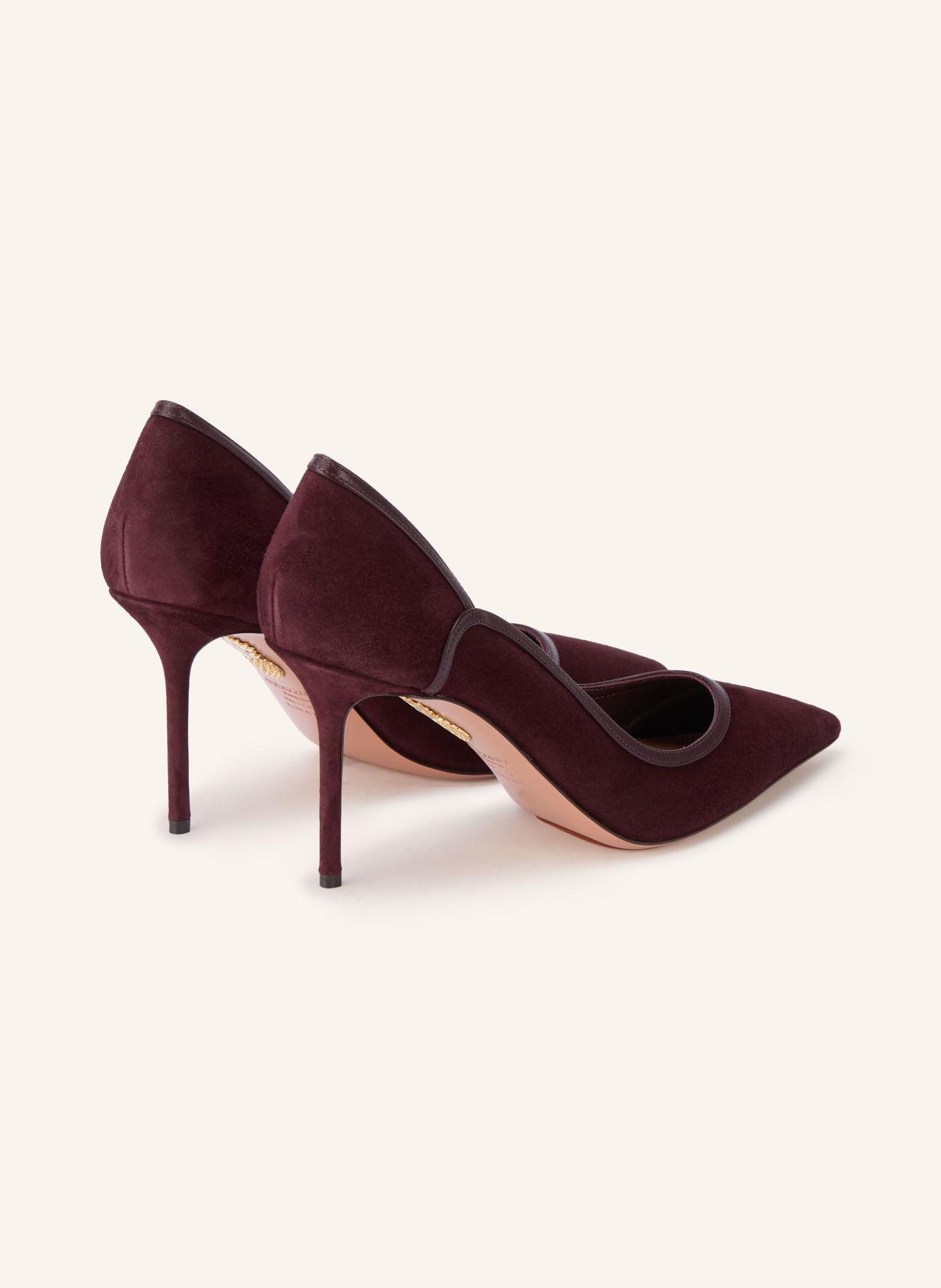 AQUAZZURA Pumps PLUSH PUMP 85: DONKERROOD