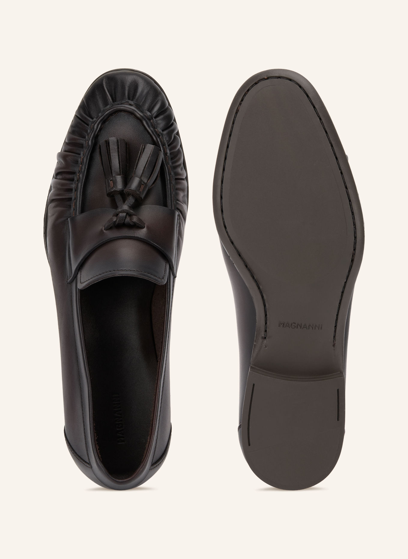 MAGNANNI ANA Loafers: DARK BROWN