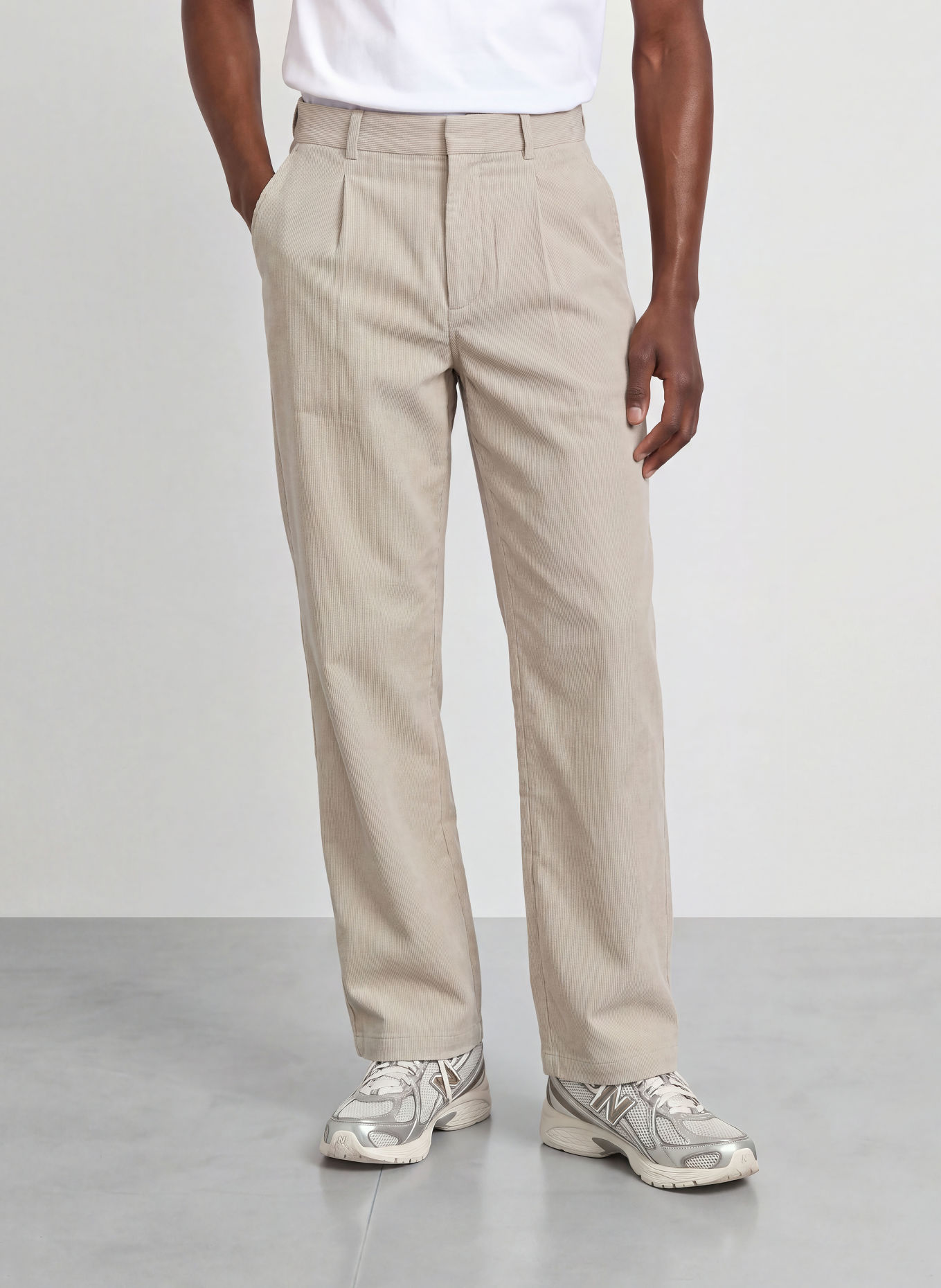 Goldwin Cordbroek Regular Fit: DV Dove