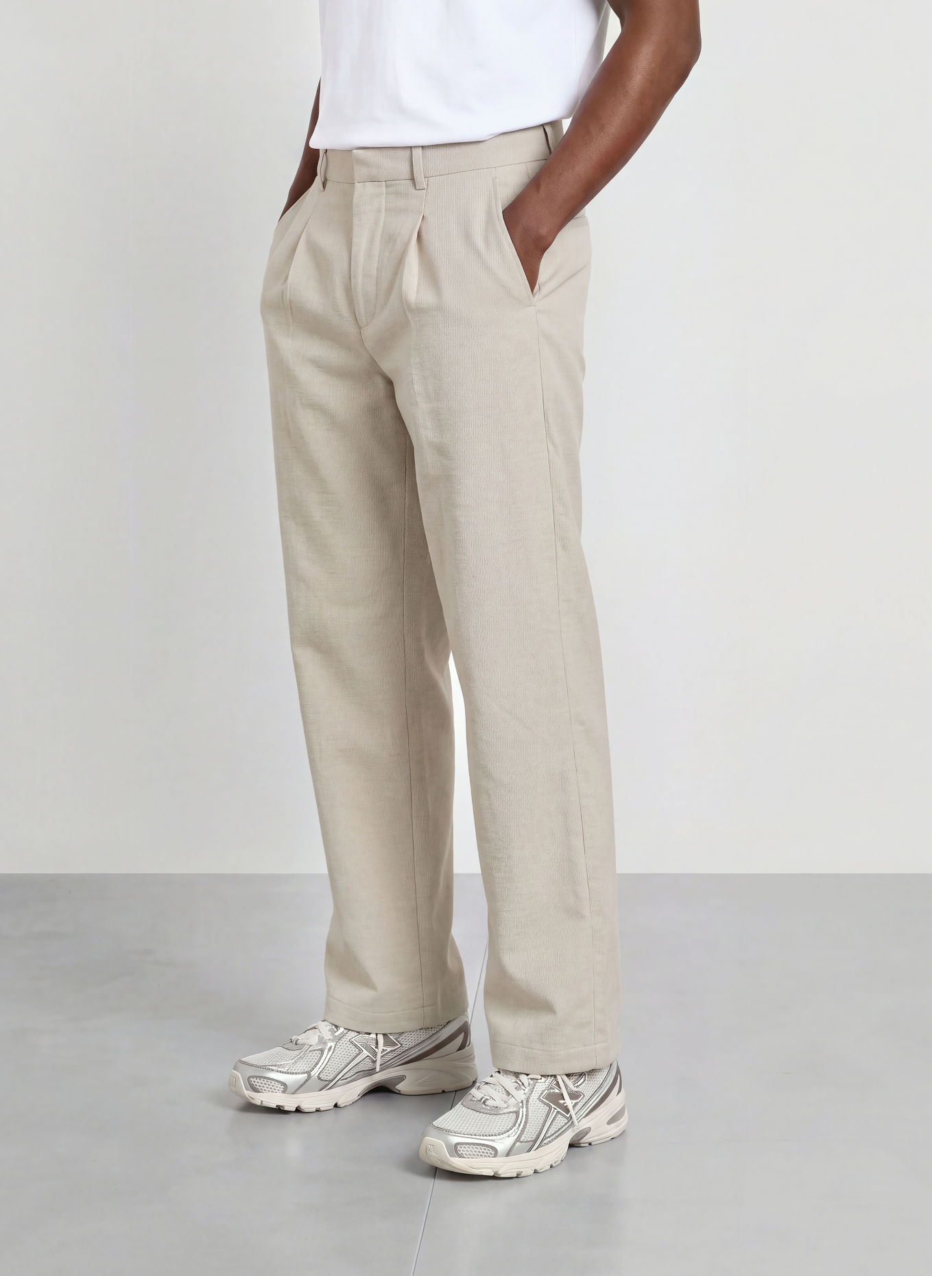 Goldwin Cordbroek Regular Fit: DV Dove