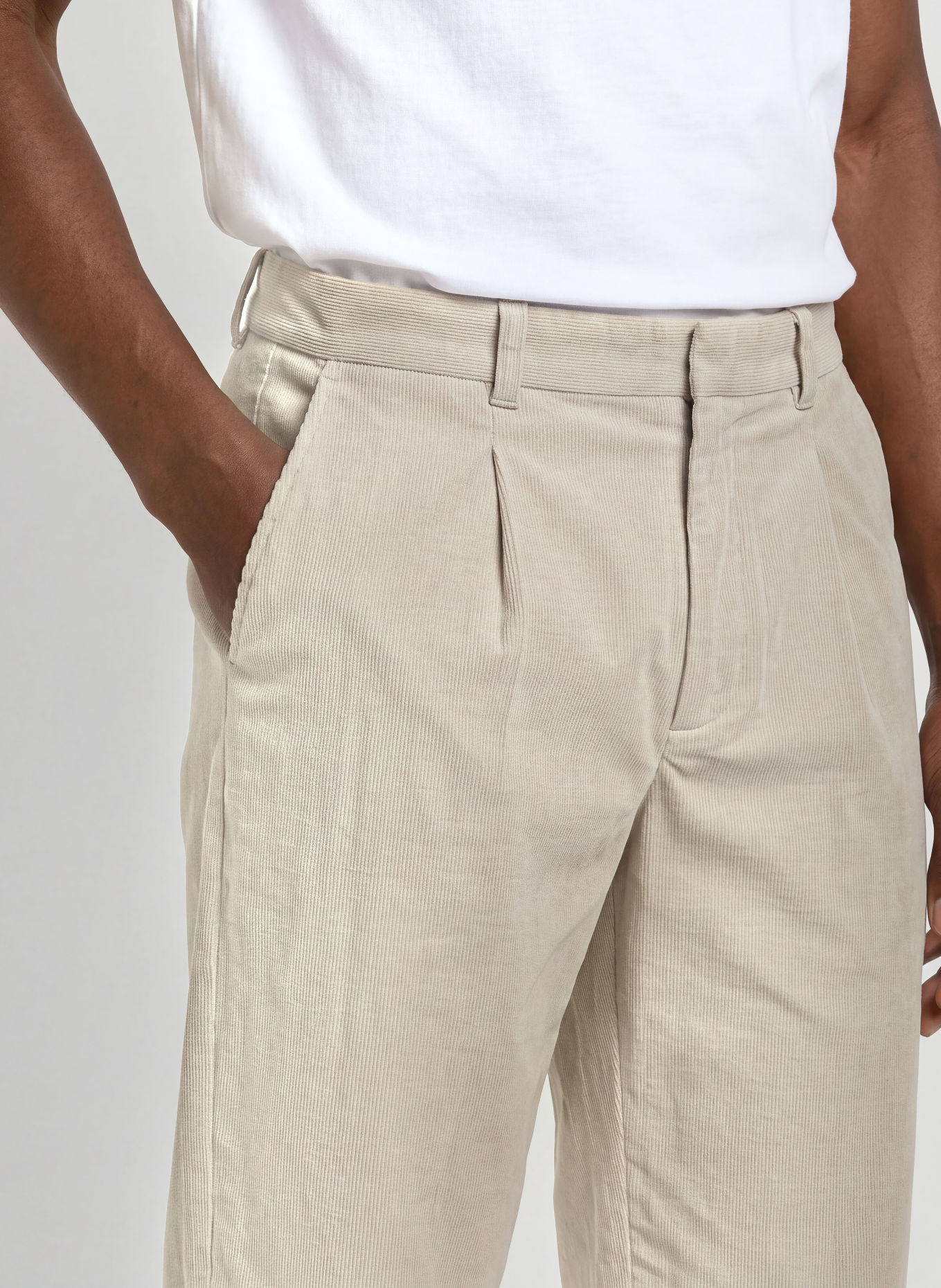 Goldwin Cordbroek Regular Fit: DV Dove