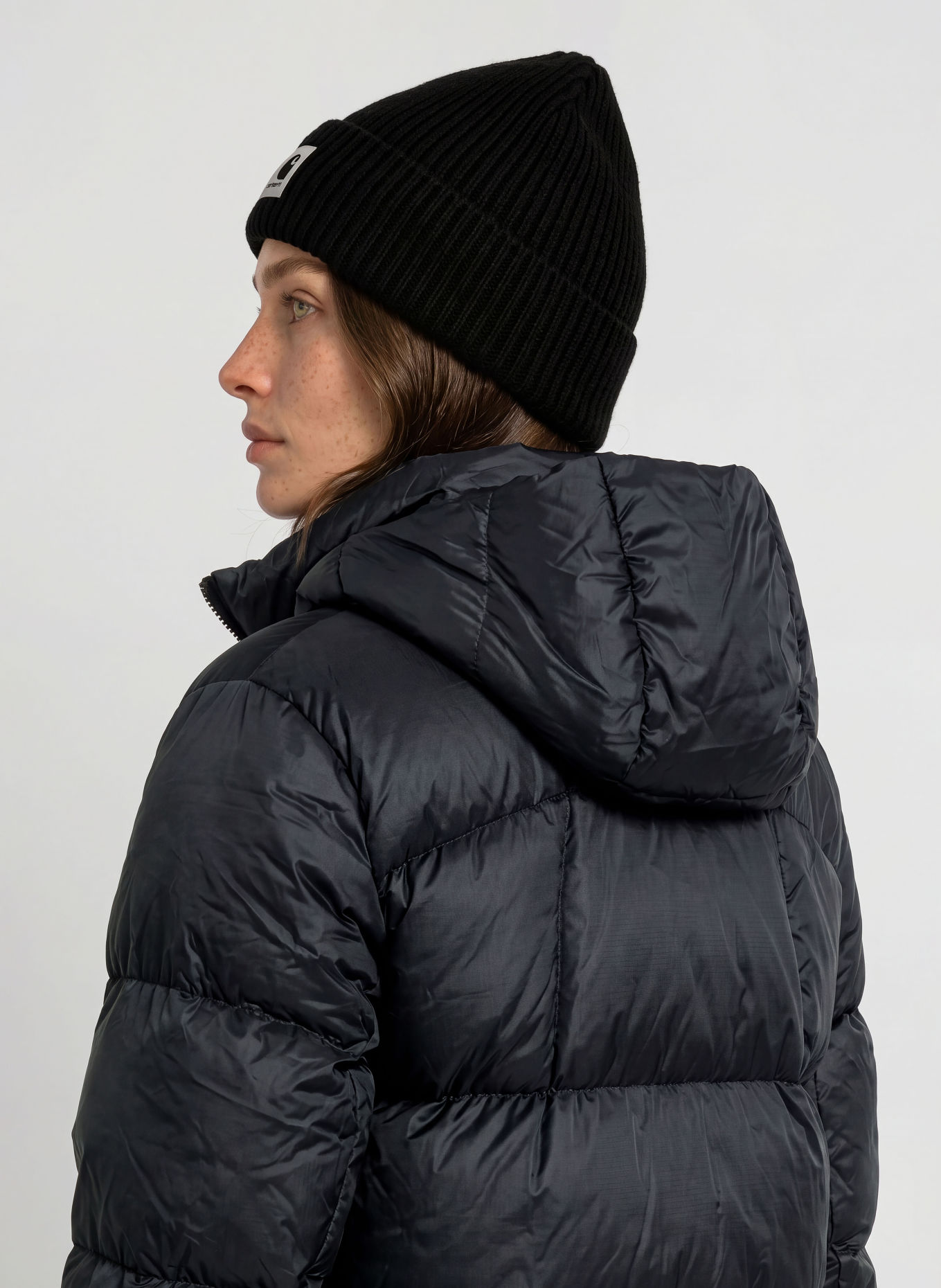 Goldwin CRYSTALLITE Down Jacket: BLACK