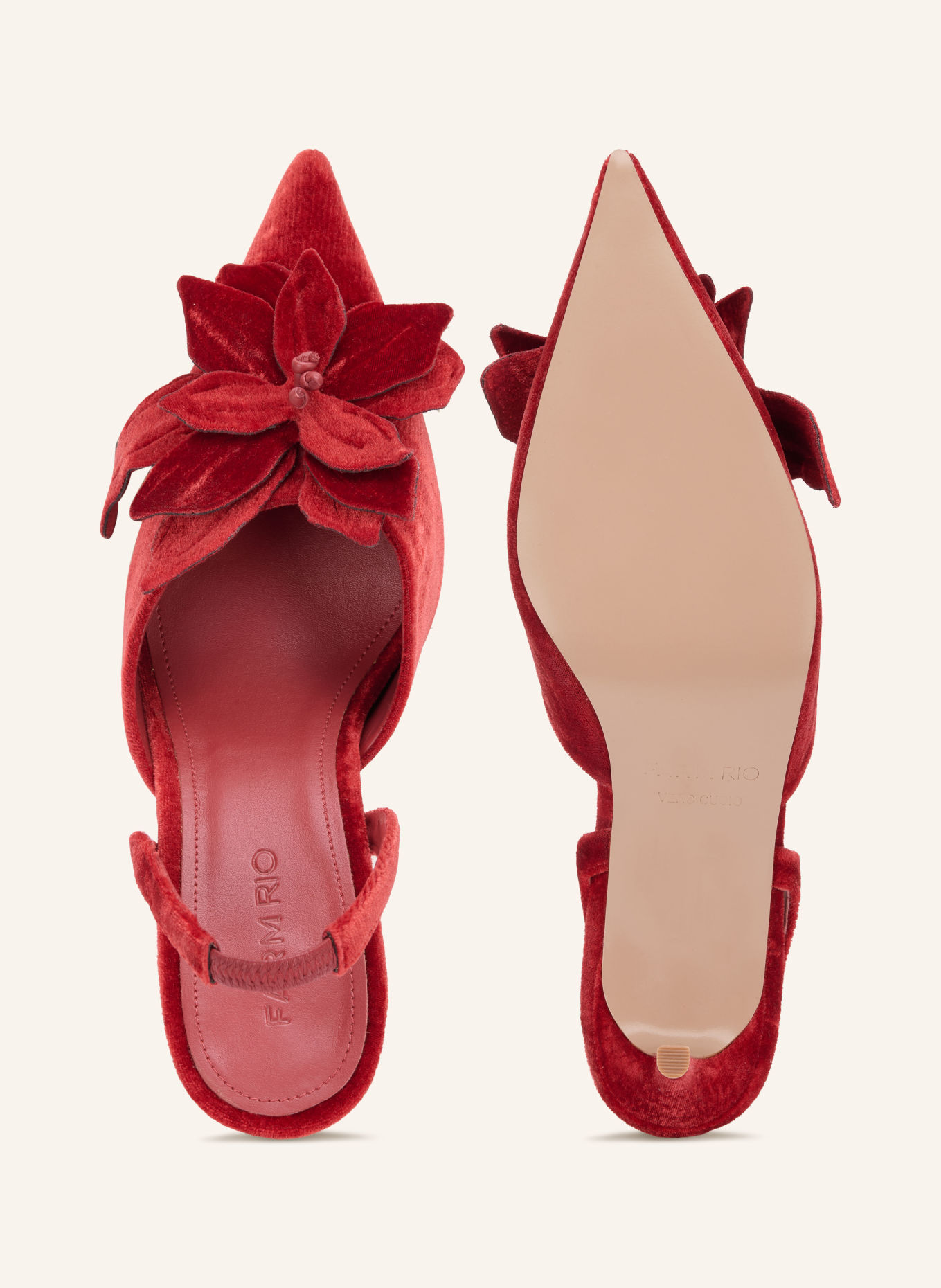 FARM RIO Slingpumps: ROT