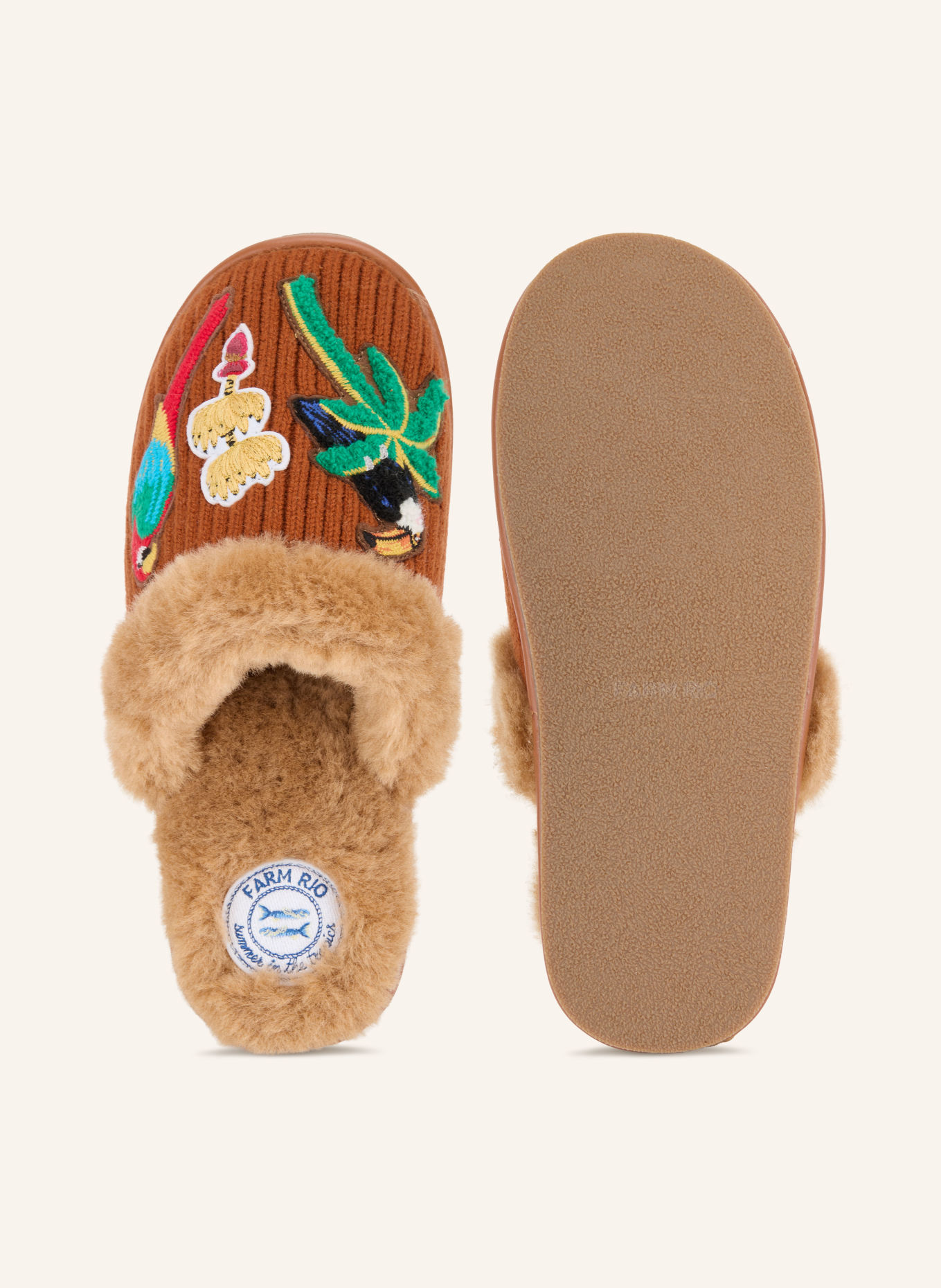 FARM RIO Pantoffels: BRUIN
