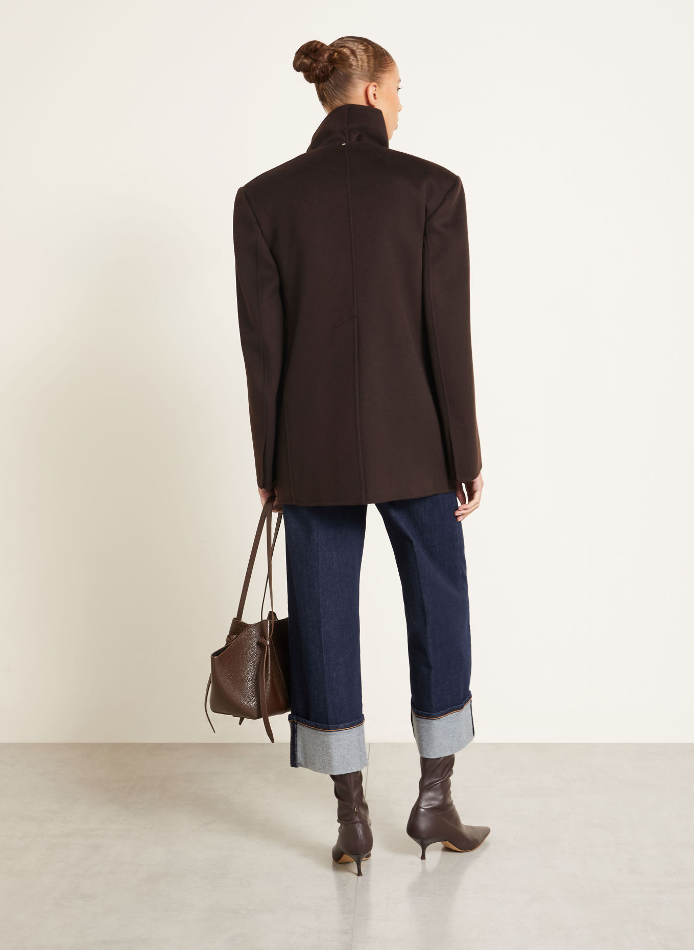 SPORTMAX 2-in-1-Jacke MANNA: DUNKELBRAUN