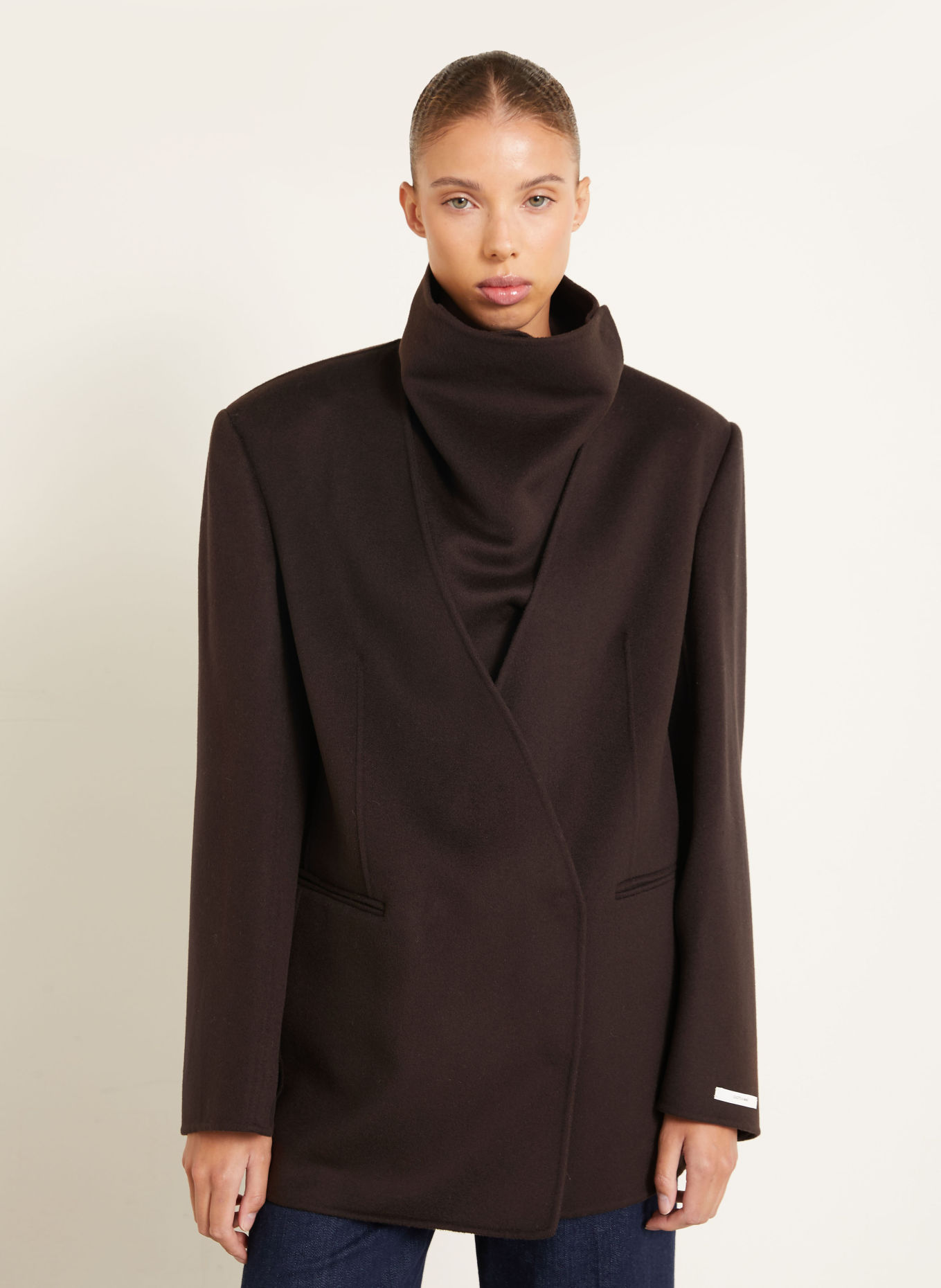 SPORTMAX 2-in-1-Jacke MANNA: DUNKELBRAUN