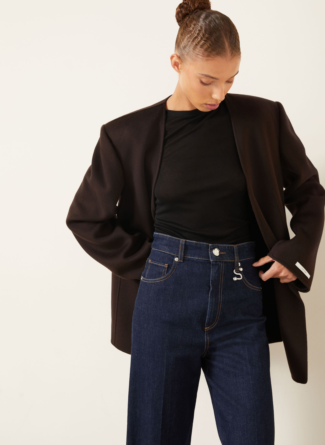 SPORTMAX 2-in-1-Jacke MANNA: DUNKELBRAUN