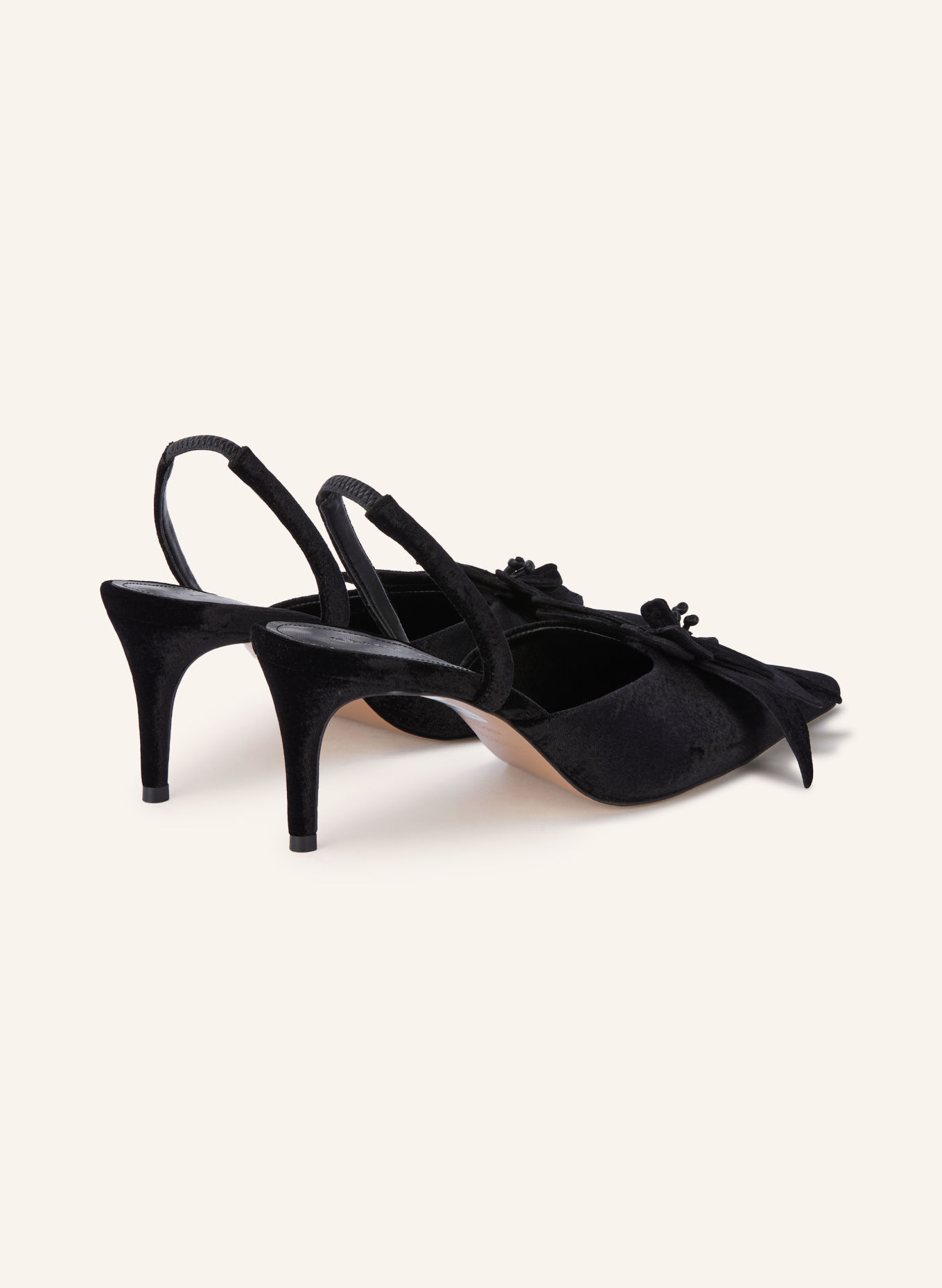 FARM RIO Slingpumps: SCHWARZ