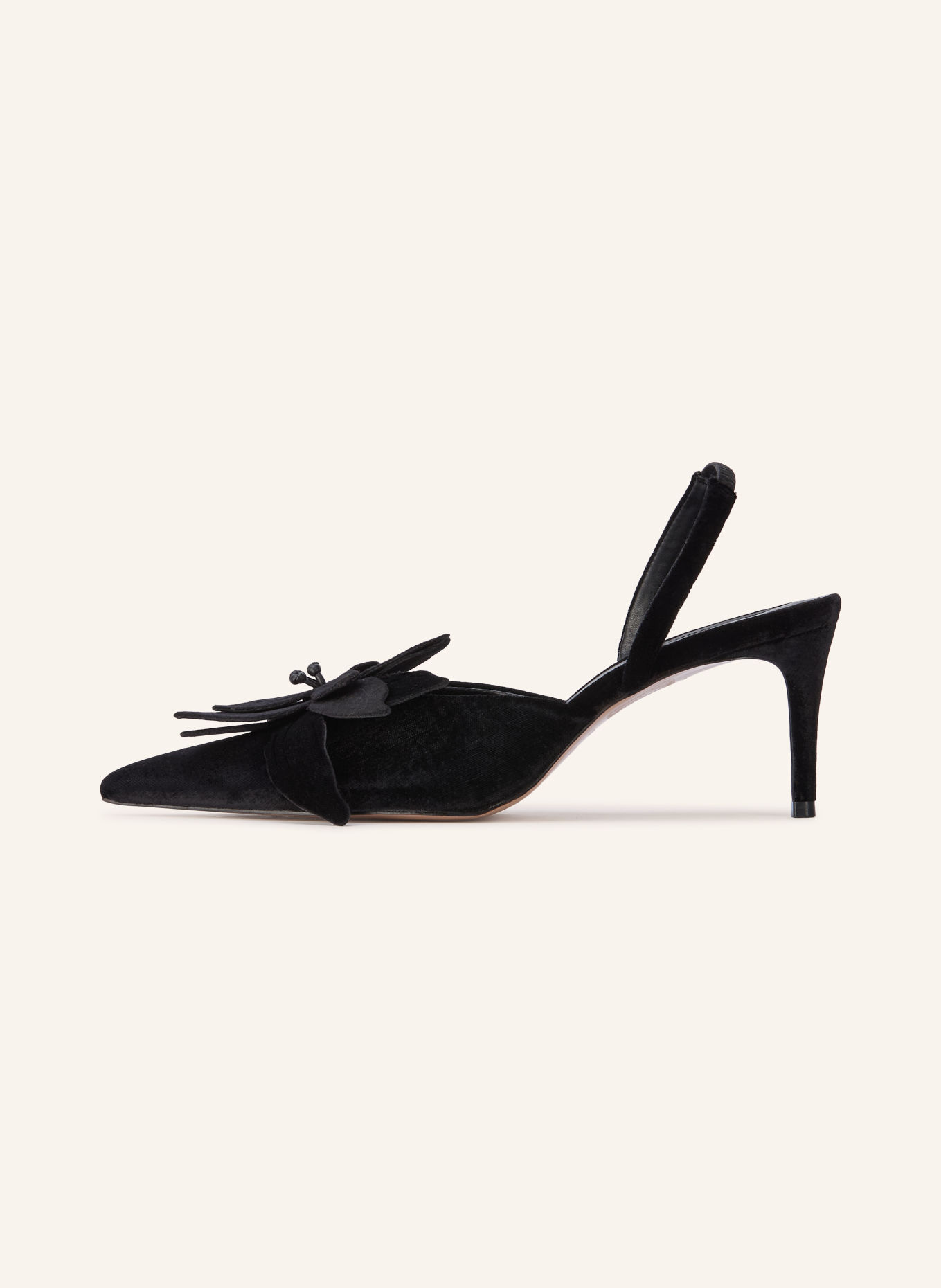 FARM RIO Slingpumps: SCHWARZ