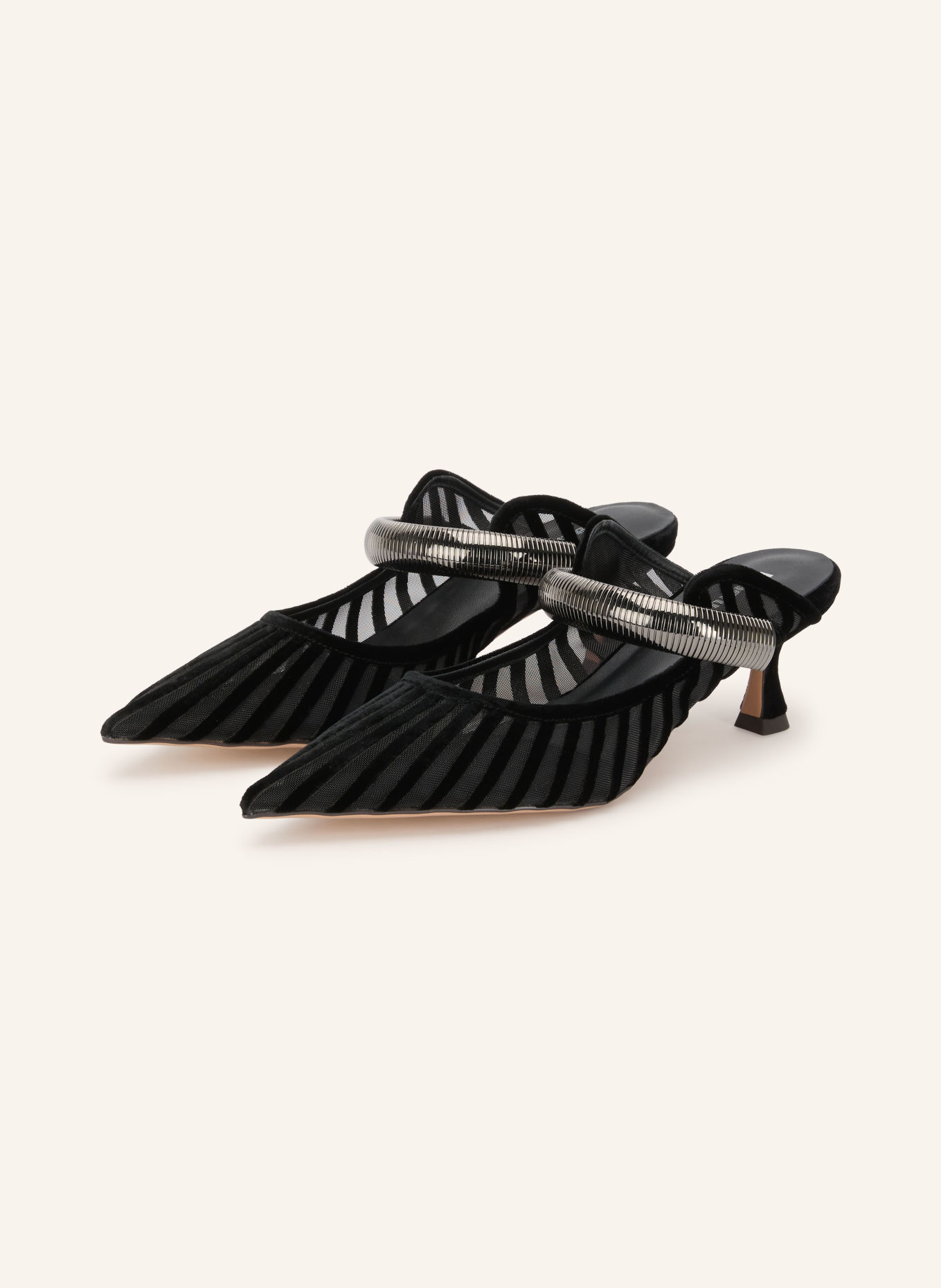 Lola Cruz ALEXA Mules: BLACK
