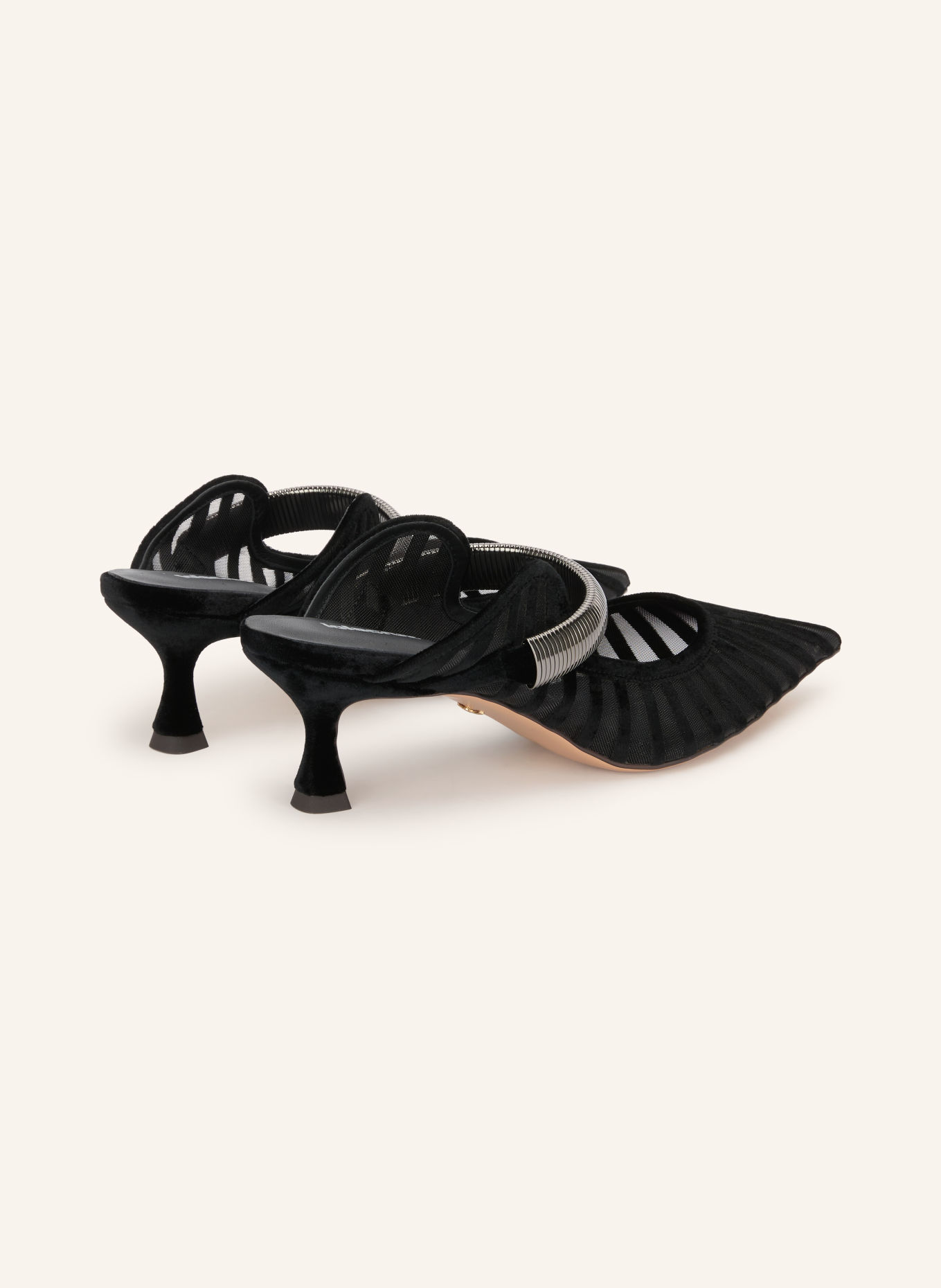 Lola Cruz ALEXA Mules: BLACK