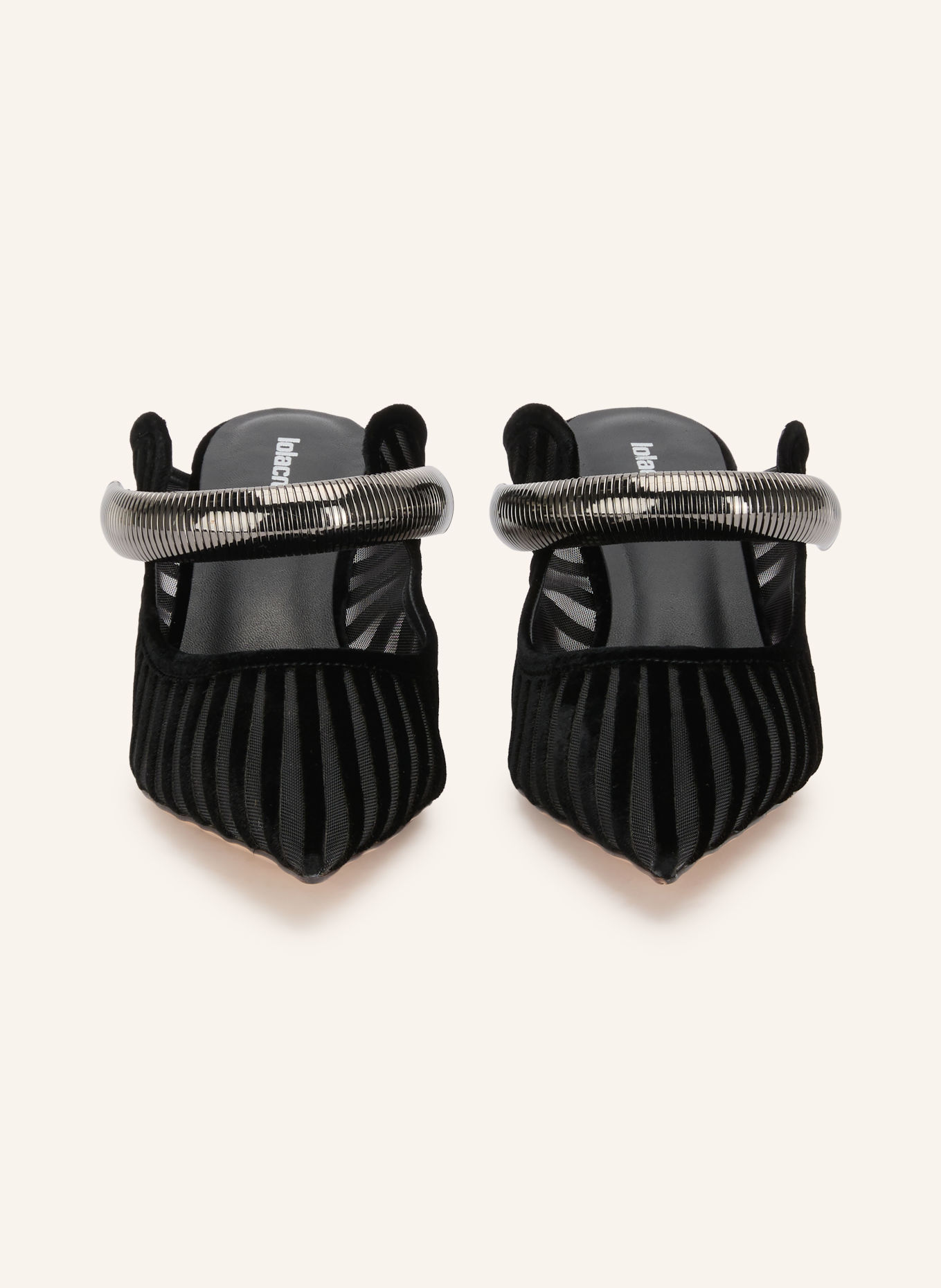 Lola Cruz ALEXA Mules: BLACK