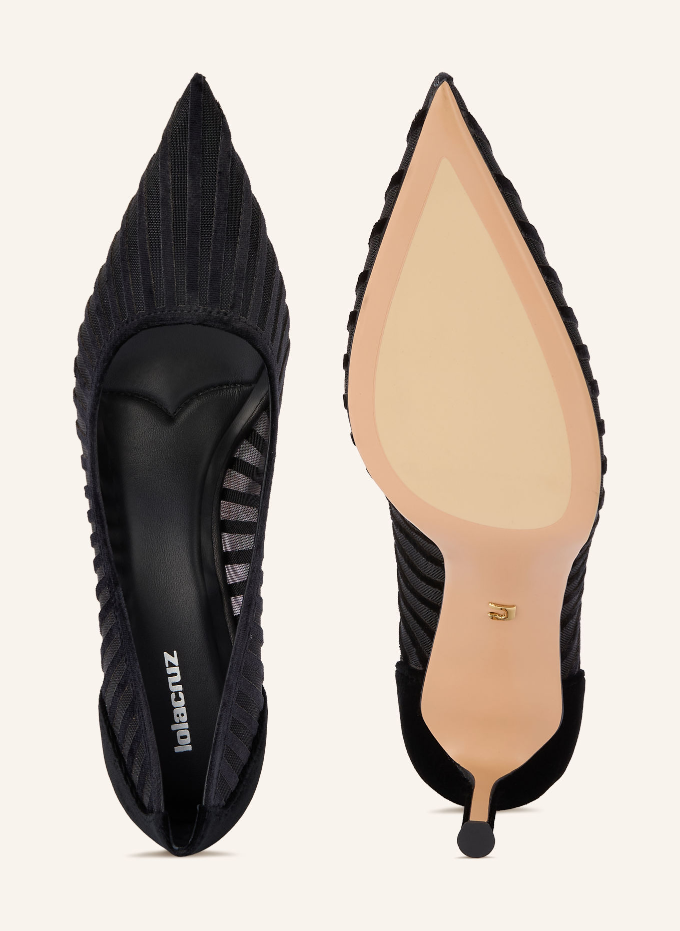 Lola Cruz Escarpins: NOIR